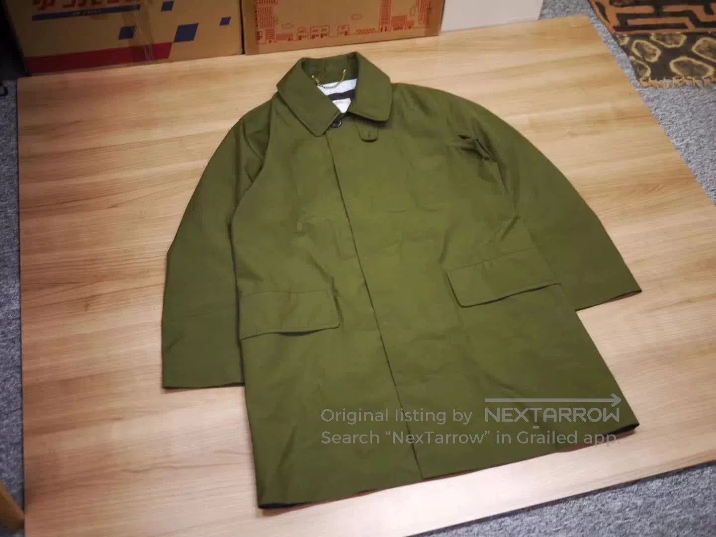 Visvim visvim Frank Soutien Coat in Olive Green. Size US M / EU 48-50 / 2 - 2 Thumbnail