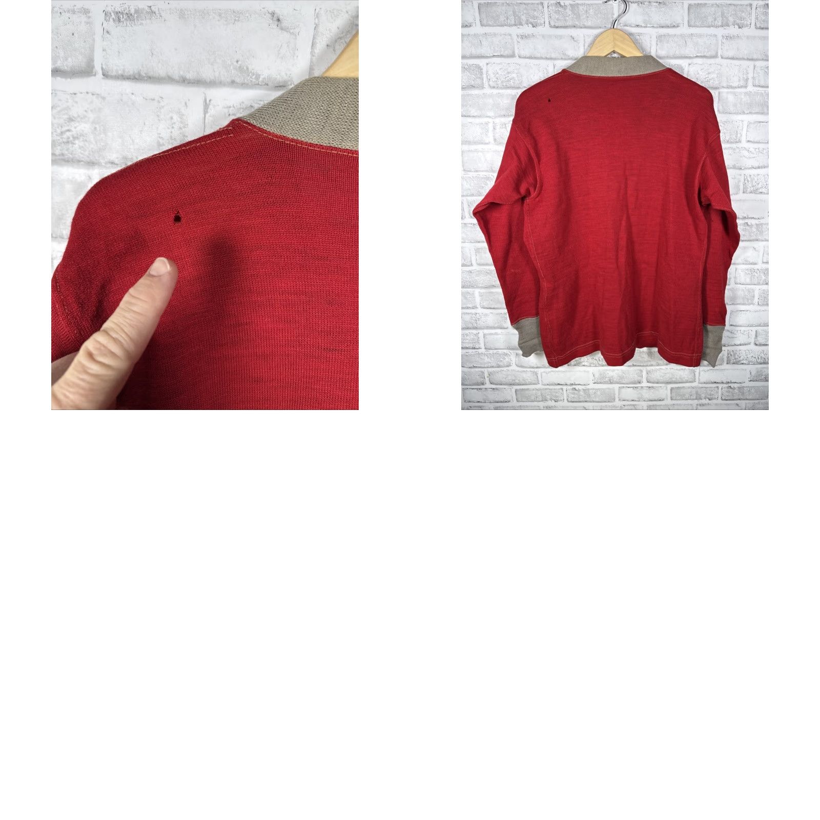Vintage VTG 1950s Wool Letterman Style MOVIE PROJECTIONIST Sweater Size M Red Size US M / EU 48-50 / 2 - 8 Thumbnail