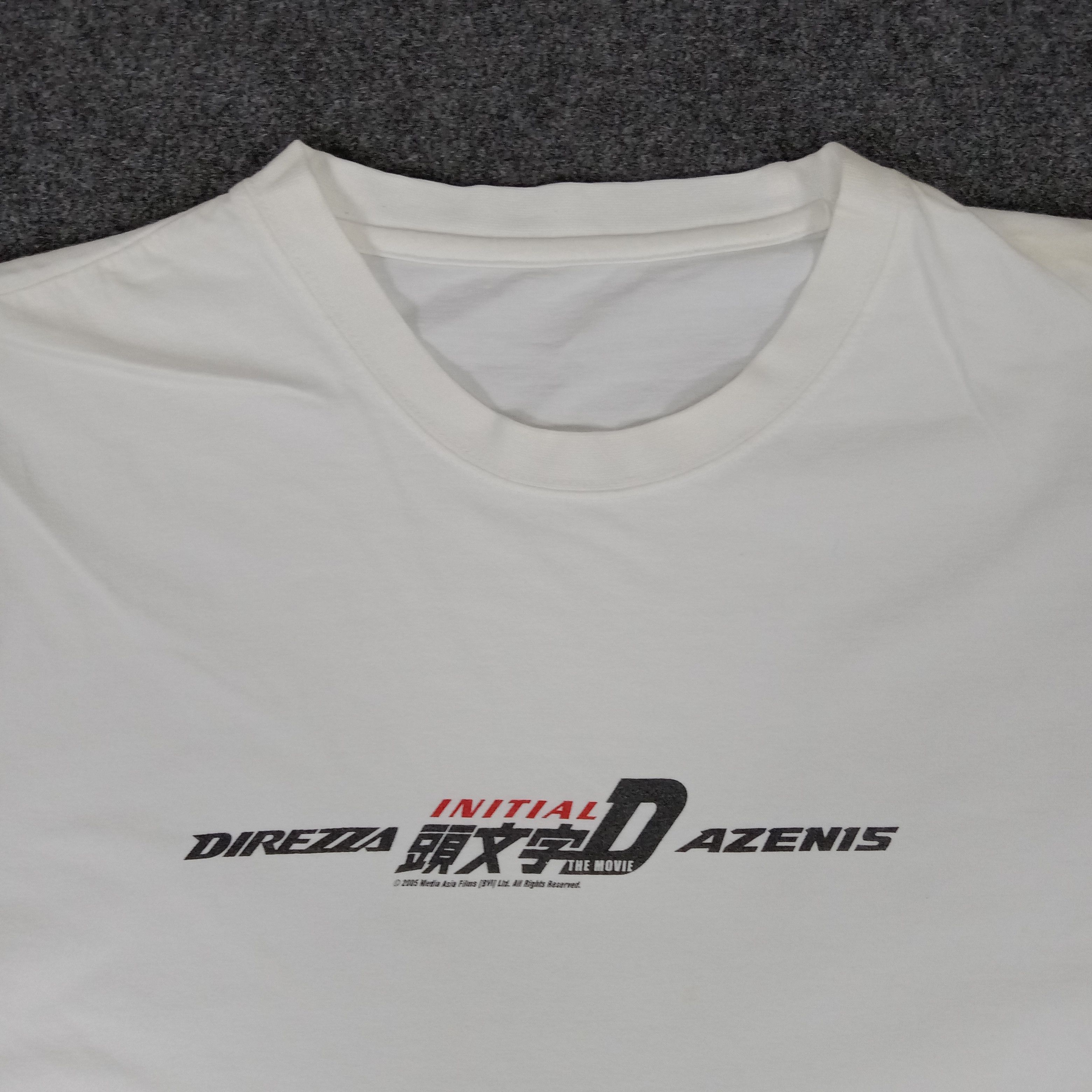 Dunlop × Vintage Initia-D Direzza Dazenis Japanese Anime Tshirt Size US M / EU 48-50 / 2 - 3 Thumbnail