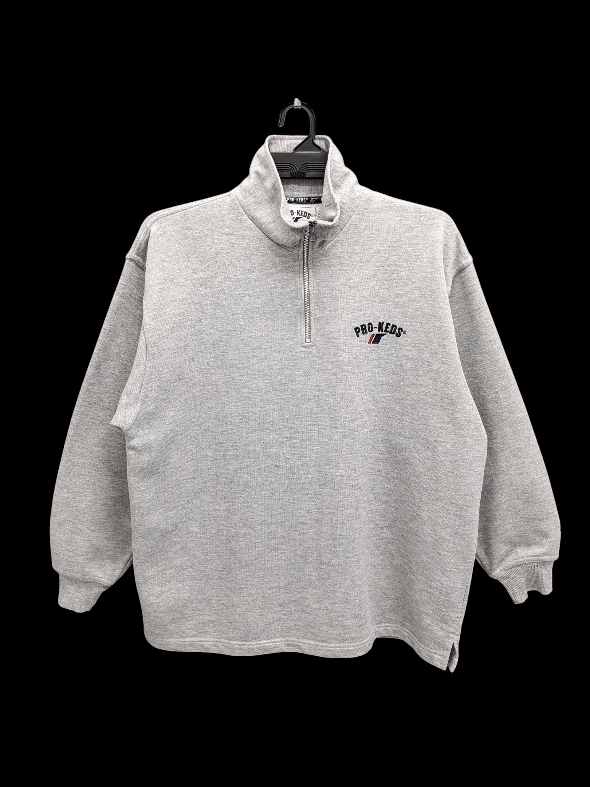 PRO-KEDS Quarter-Zip Pullover Mock Neck Jumper Sweatshirt