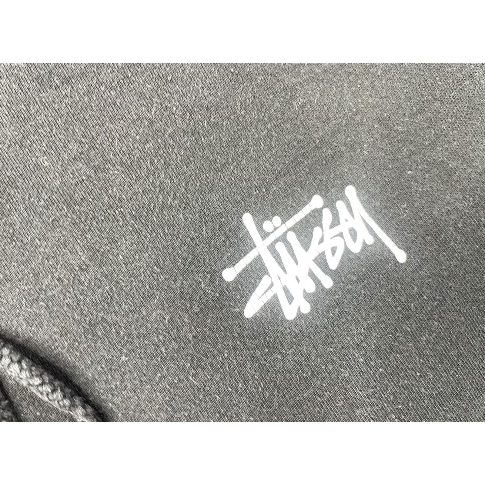 Logo 7 Stussy Hoodie Sweatshirt Black Fleece Pullover Medium Logo Skate Size US M / EU 48-50 / 2 - 5 Thumbnail
