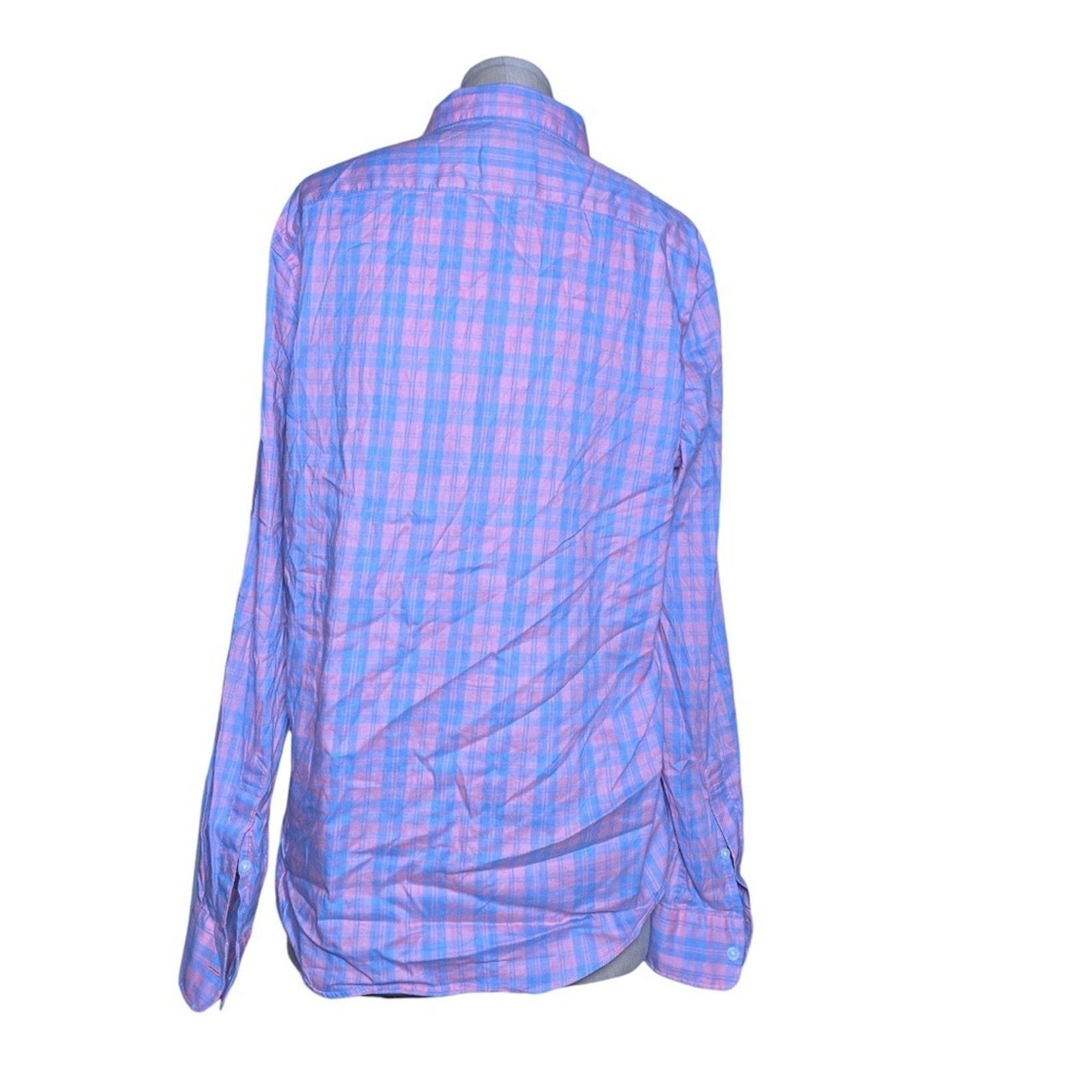 Faherty FAHERTY Movement Summer Rose Plaid medium men button down Size US M / EU 48-50 / 2 - 3 Thumbnail