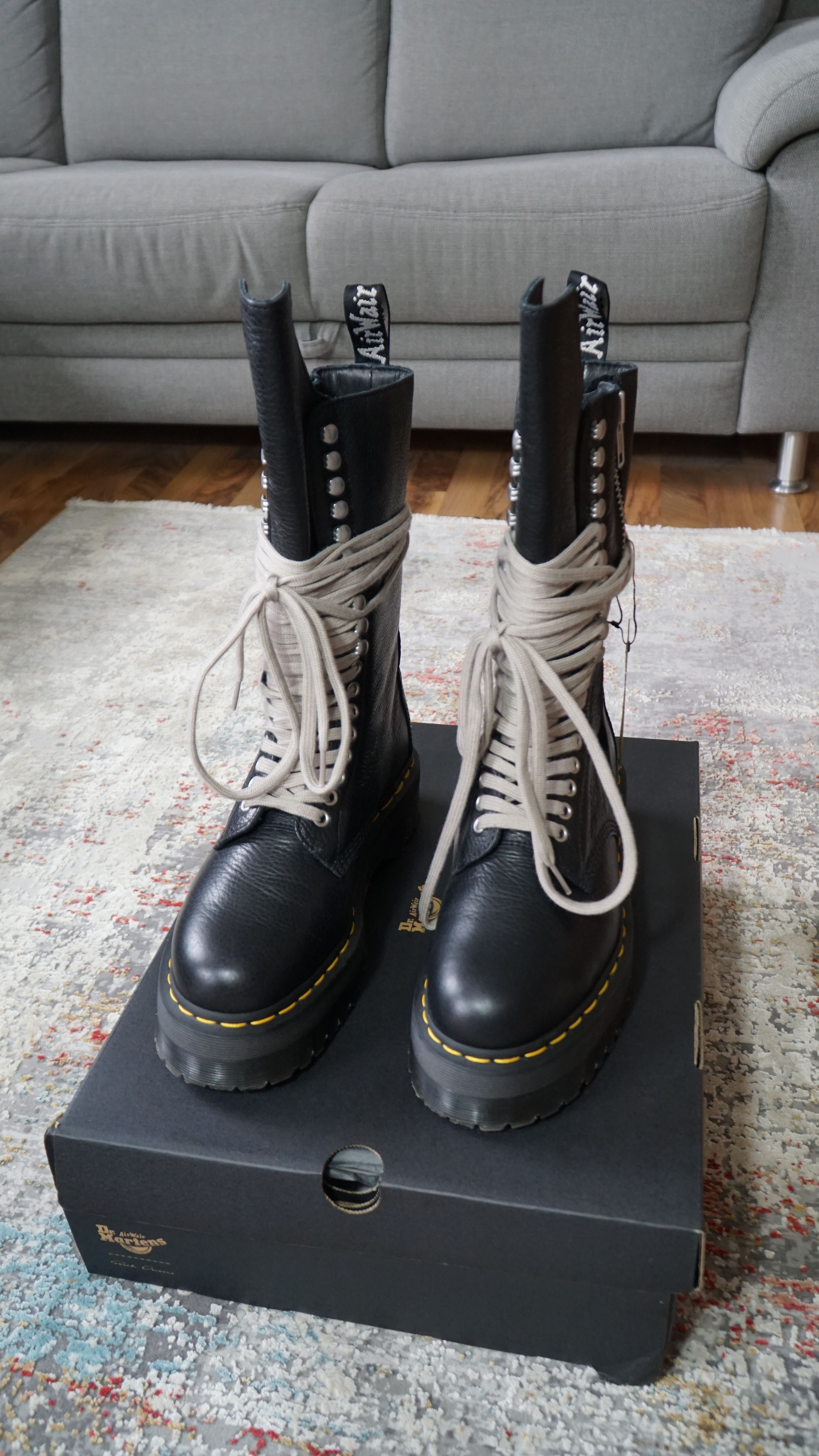 Dr. Martens × Rick Owens Rick Owens x Dr. Martens 1918 boots Size US 9 / EU 42 - 9 Thumbnail