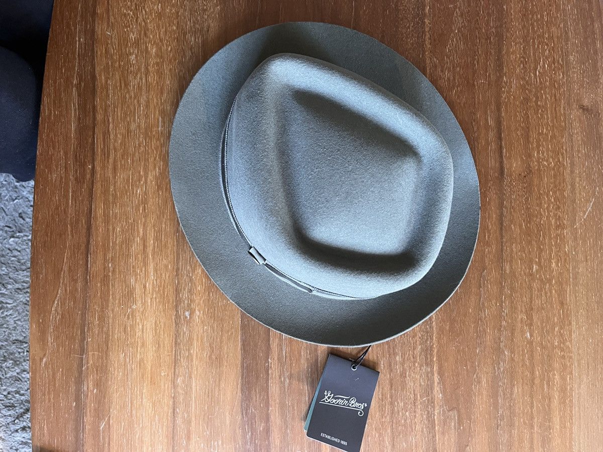 Goorin Bros. Wool Felt Goorin Bros Brothers Fedora Hat Green XXL 7 7/8 Size ONE SIZE - 16 Thumbnail