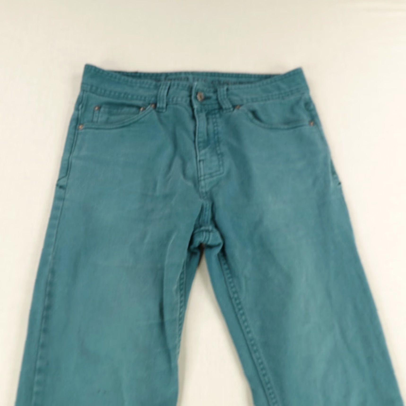 Prana VINTAGE Prana Jeans Mens 30 Slim Fit Denim Organic Cotton Blend Pants Green 2000s Mens Size US 30 / EU 46 - 2 Thumbnail
