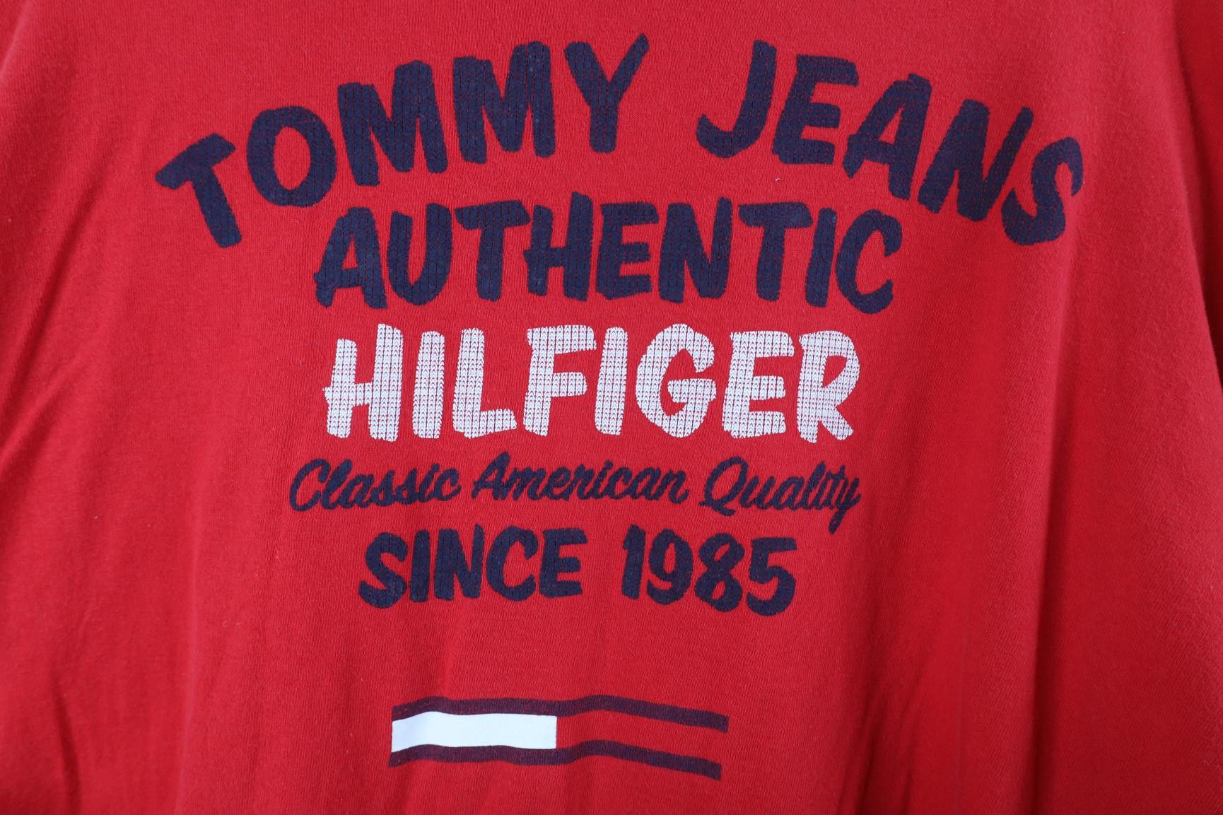 Tommy Hilfiger Vintage Y2K 2002 Tommy Hilfiger USA Flag Long Sleeve T-Shirt Size US M / EU 48-50 / 2 - 14 Thumbnail