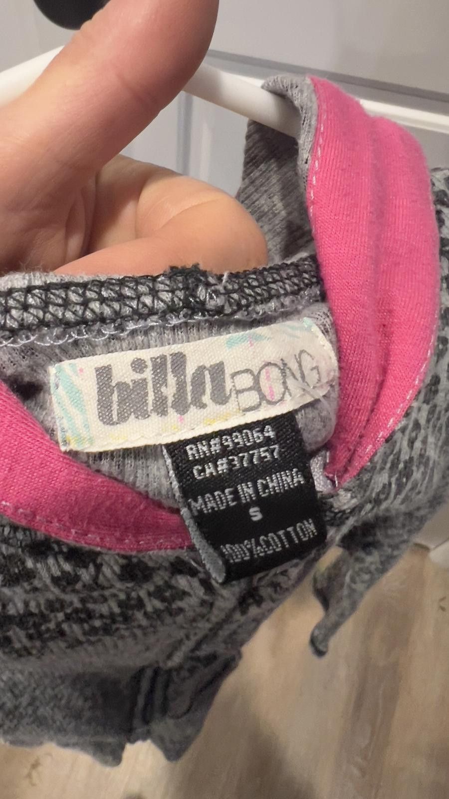 Billabong Billabong Gray Leopard Print Hooded Romper Size ONE SIZE - 3 Thumbnail