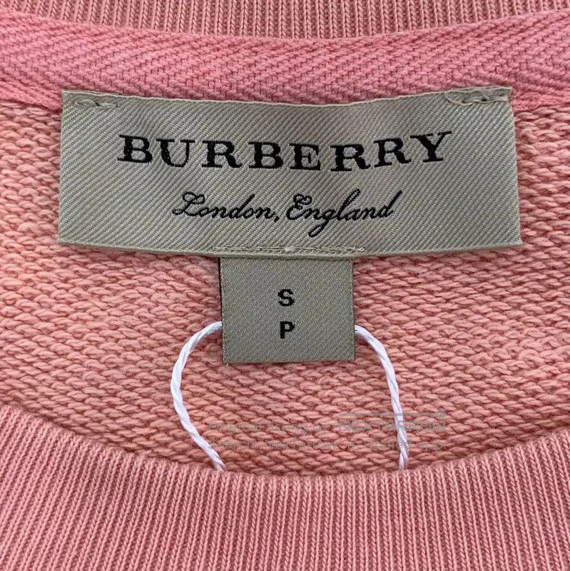 Burberry Burberry Pink Cotton Women's Sweatshirt. Size S / US 4 / IT 40 - 5 Thumbnail