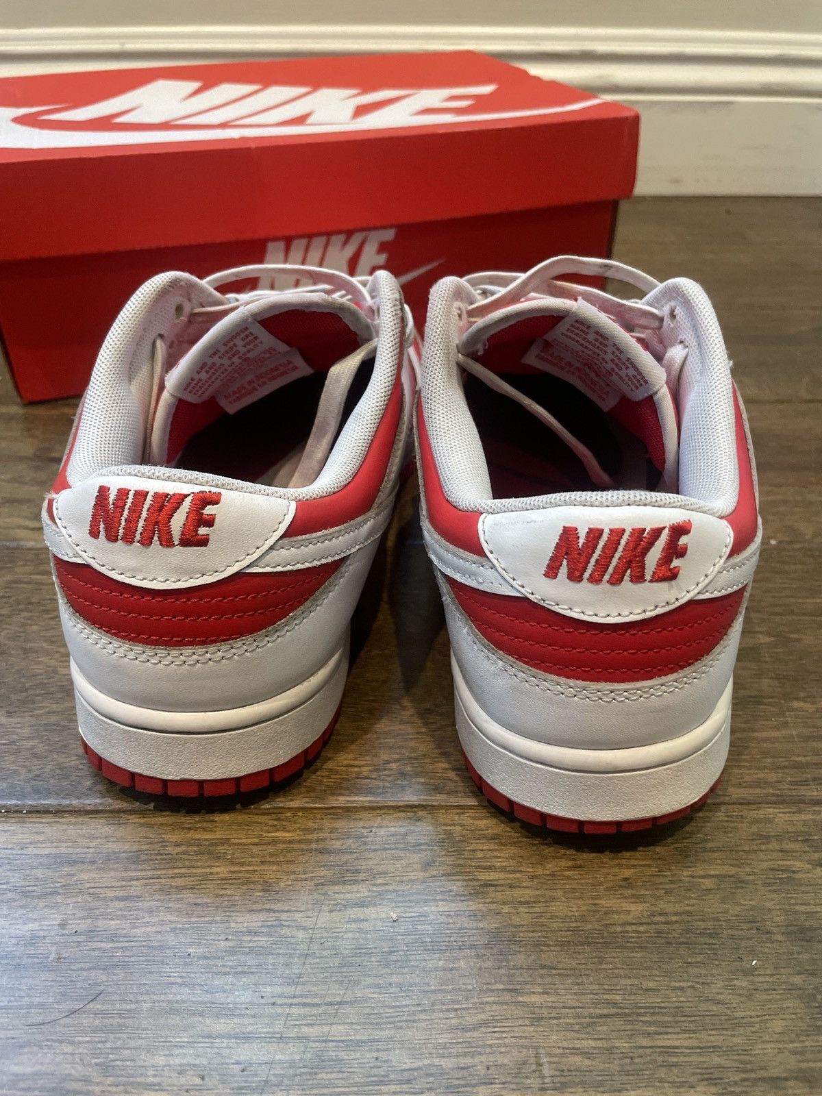 Nike Nike dunk low Championship Red Size US 10.5 / EU 43-44 - 3 Thumbnail
