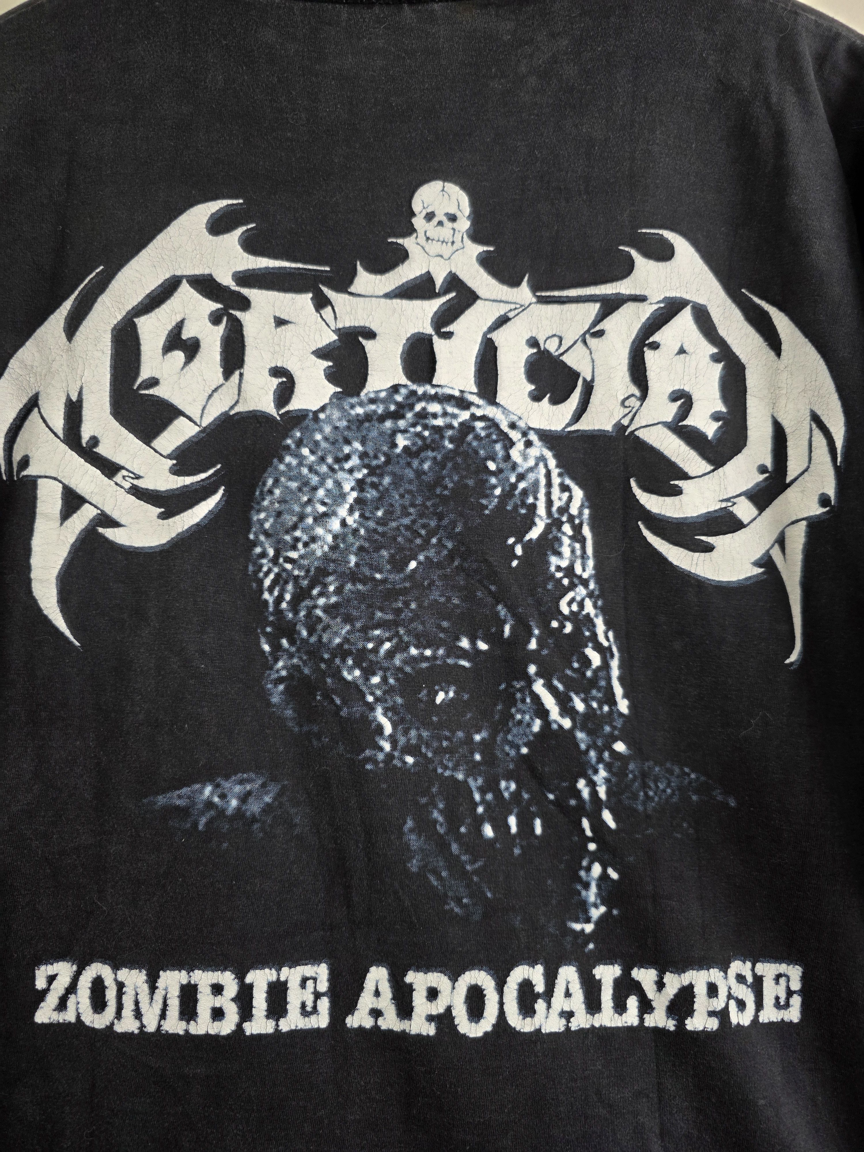 Band Tees 1998 Mortician Zombie Apocalypse 90S Vintage t shirt XL Size US XL / EU 56 / 4 - 8 Thumbnail