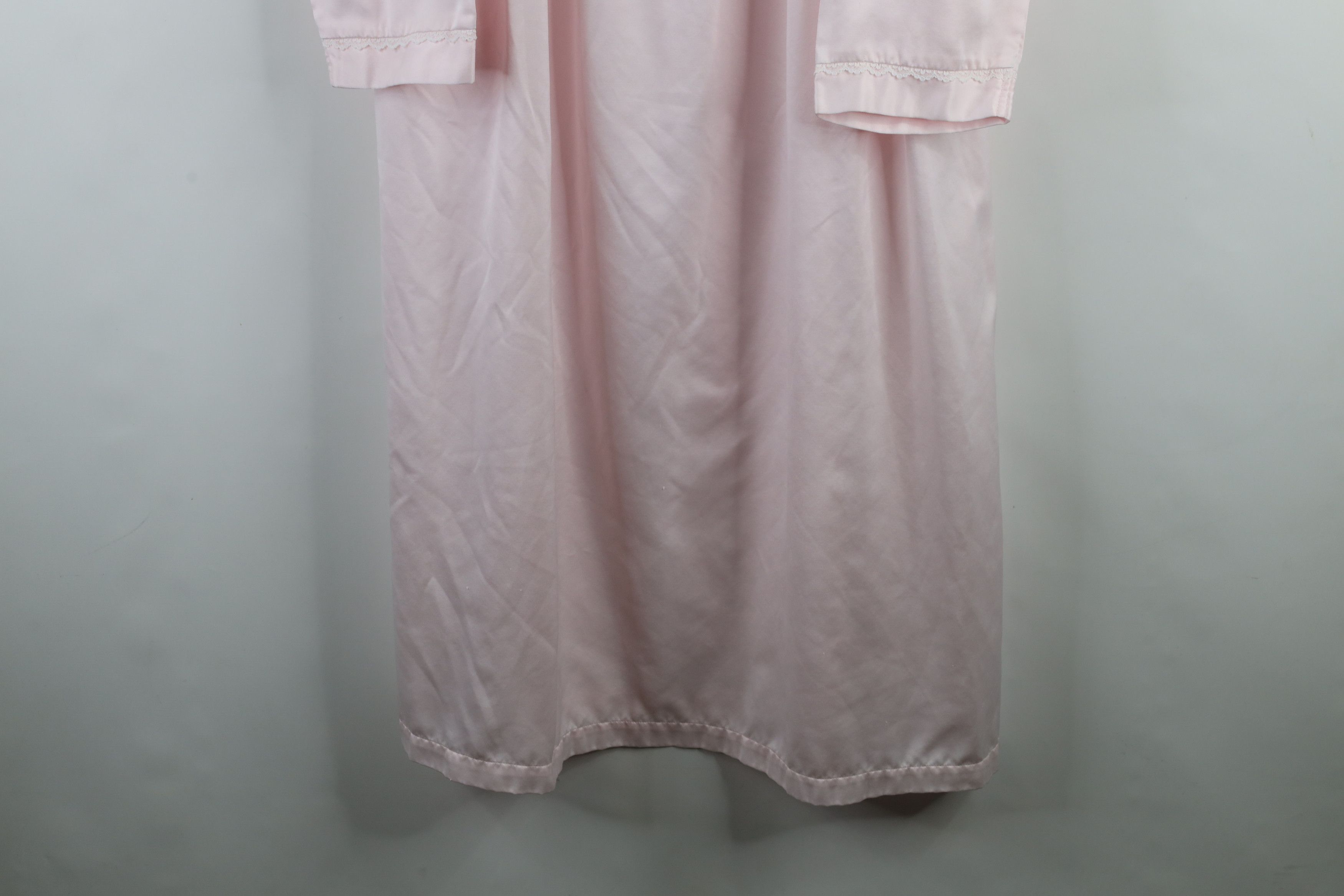 Vintage Vintage 90s Miss Elaine Ruffled Long Sleeve Night Gown Shirt Size M / US 6-8 / IT 42-44 - 4 Thumbnail