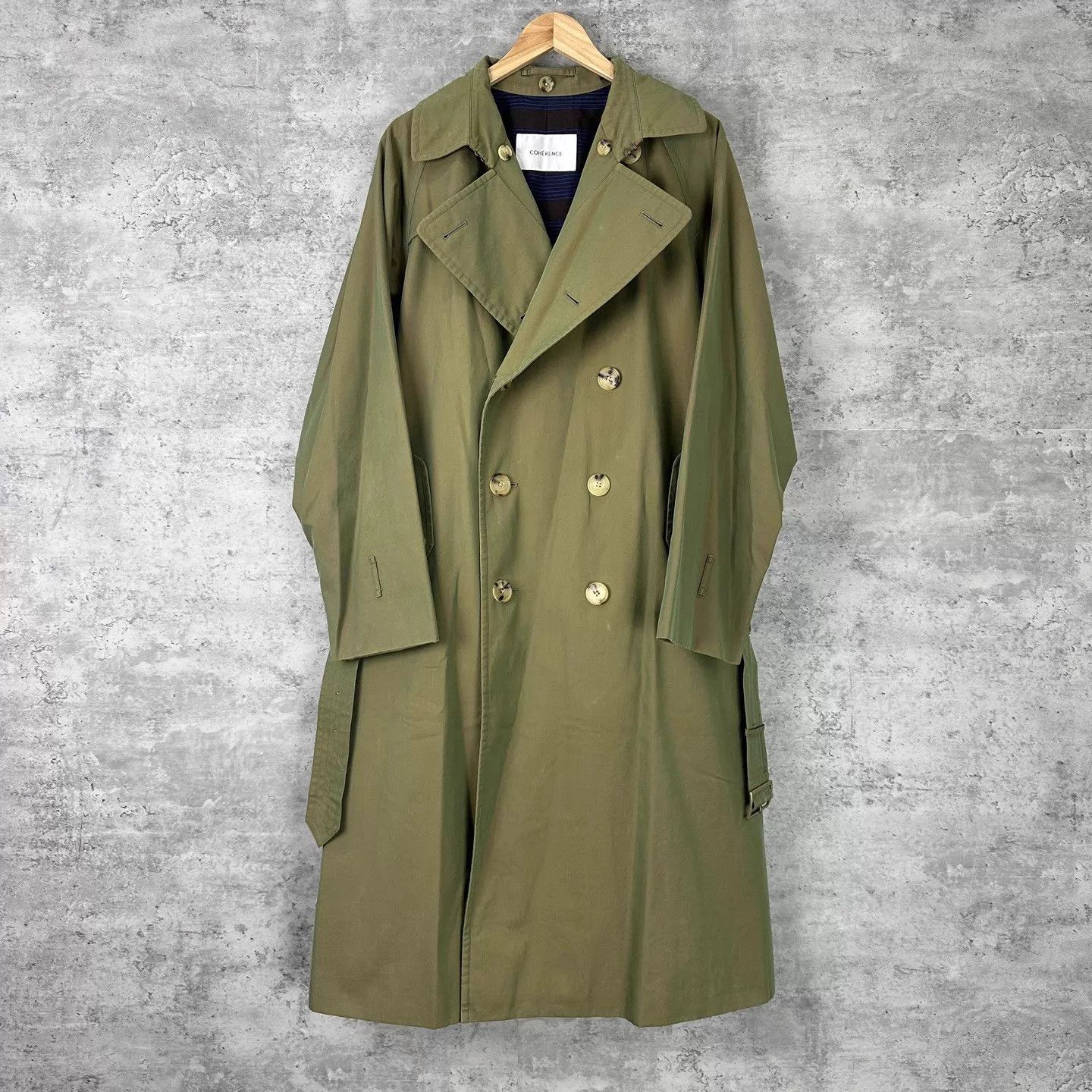 Other COHERENCE AL II STANDARD gabardine trench coat L 99 new Size US L / EU 52-54 / 3 - 1 Thumbnail