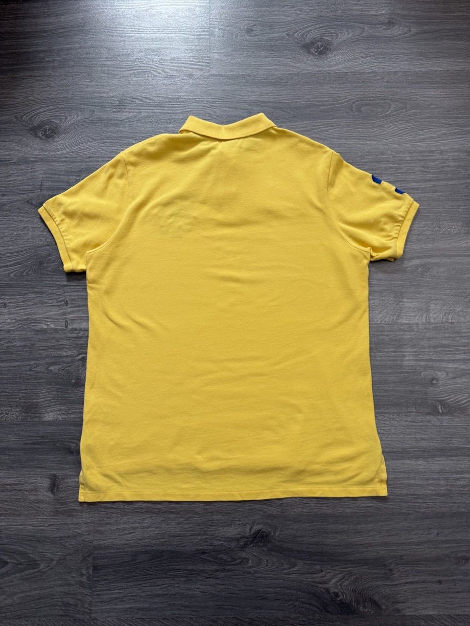 Polo Ralph Lauren Polo Ralph Lauren Yellow USA Big Pony Polo Shirt Chief Keef Size US XL / EU 56 / 4 - 2 Thumbnail