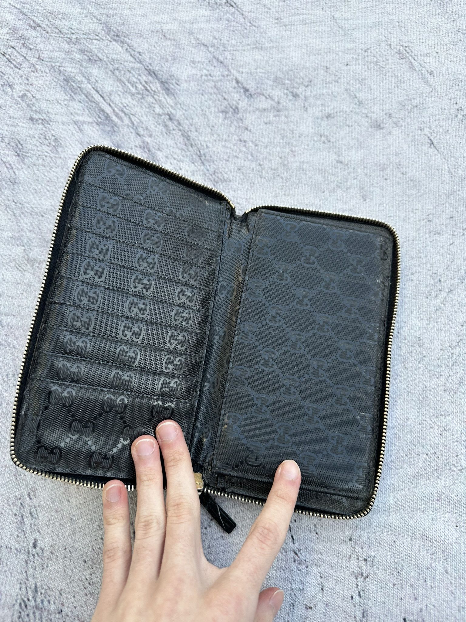Gucci Gucci Long Wallet Imprime GG Monogram Shiny Canvas Size ONE SIZE - 10 Thumbnail