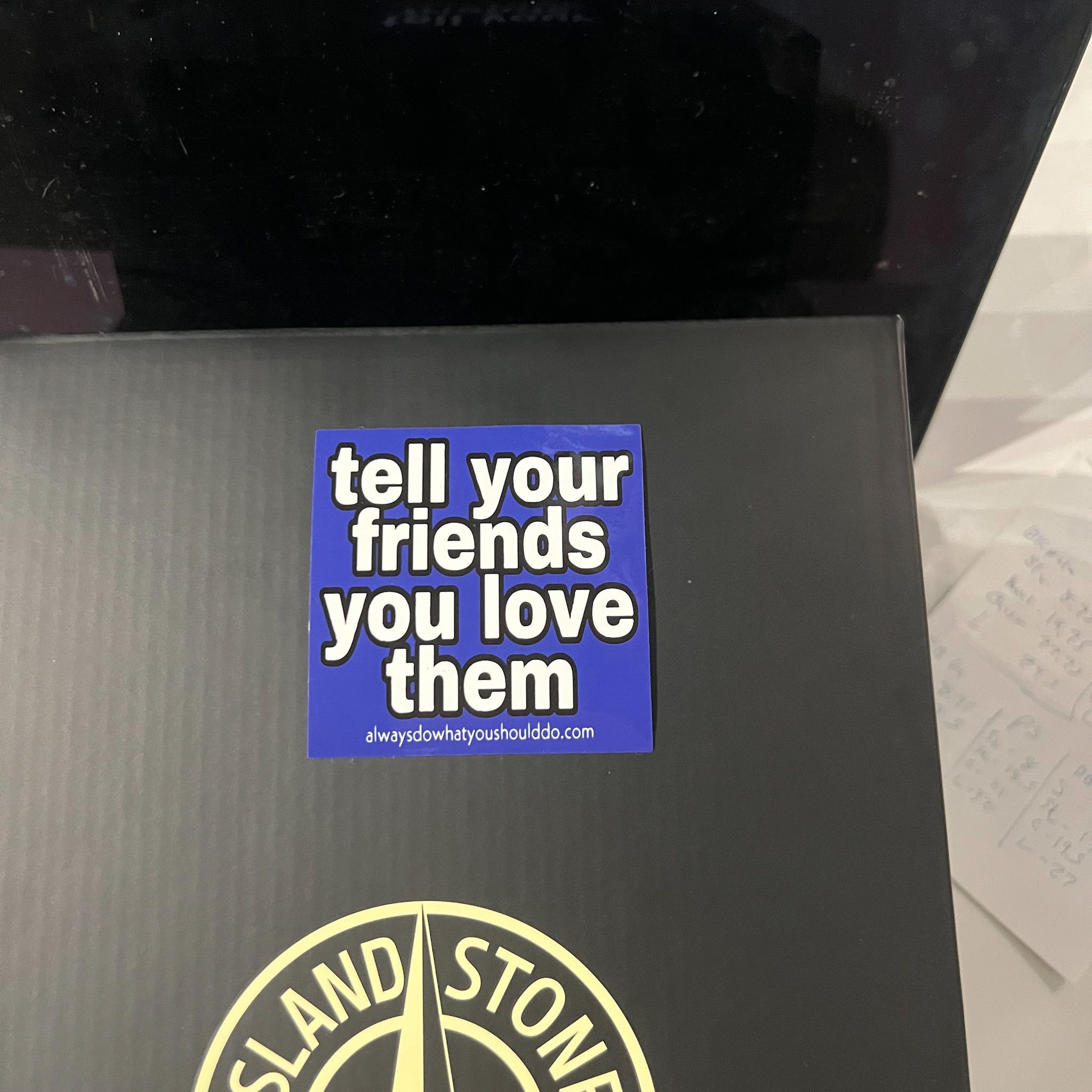 always do what you should do Always Tell Your Friends Sticker Blue Size ONE SIZE - 2 Thumbnail