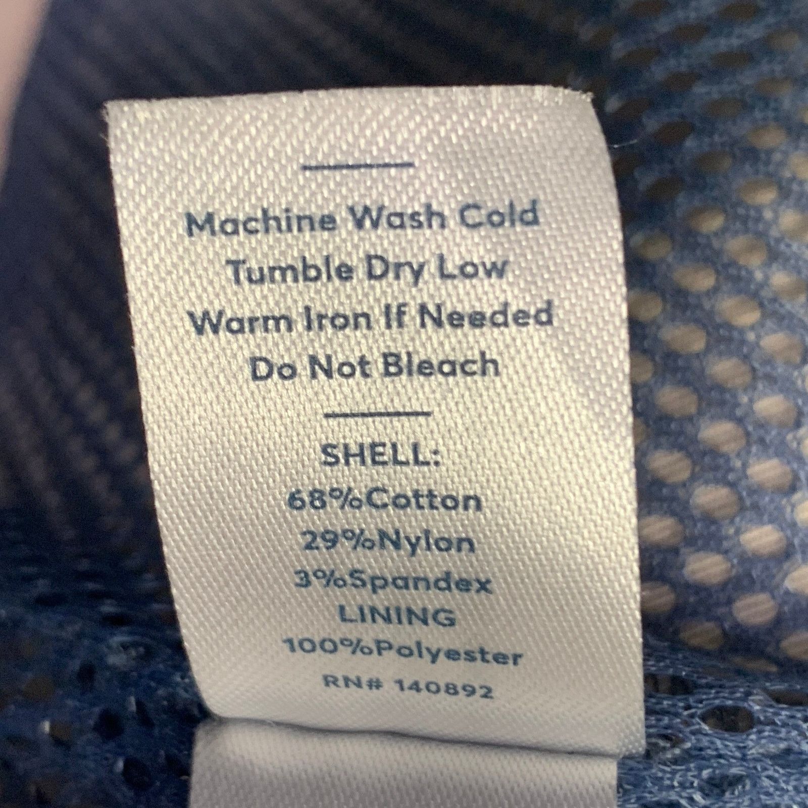 Marine Layer MARINE LAYER XL Blue Grey Color Block Cotton Blend Jacket Size US XL / EU 56 / 4 - 9 Thumbnail