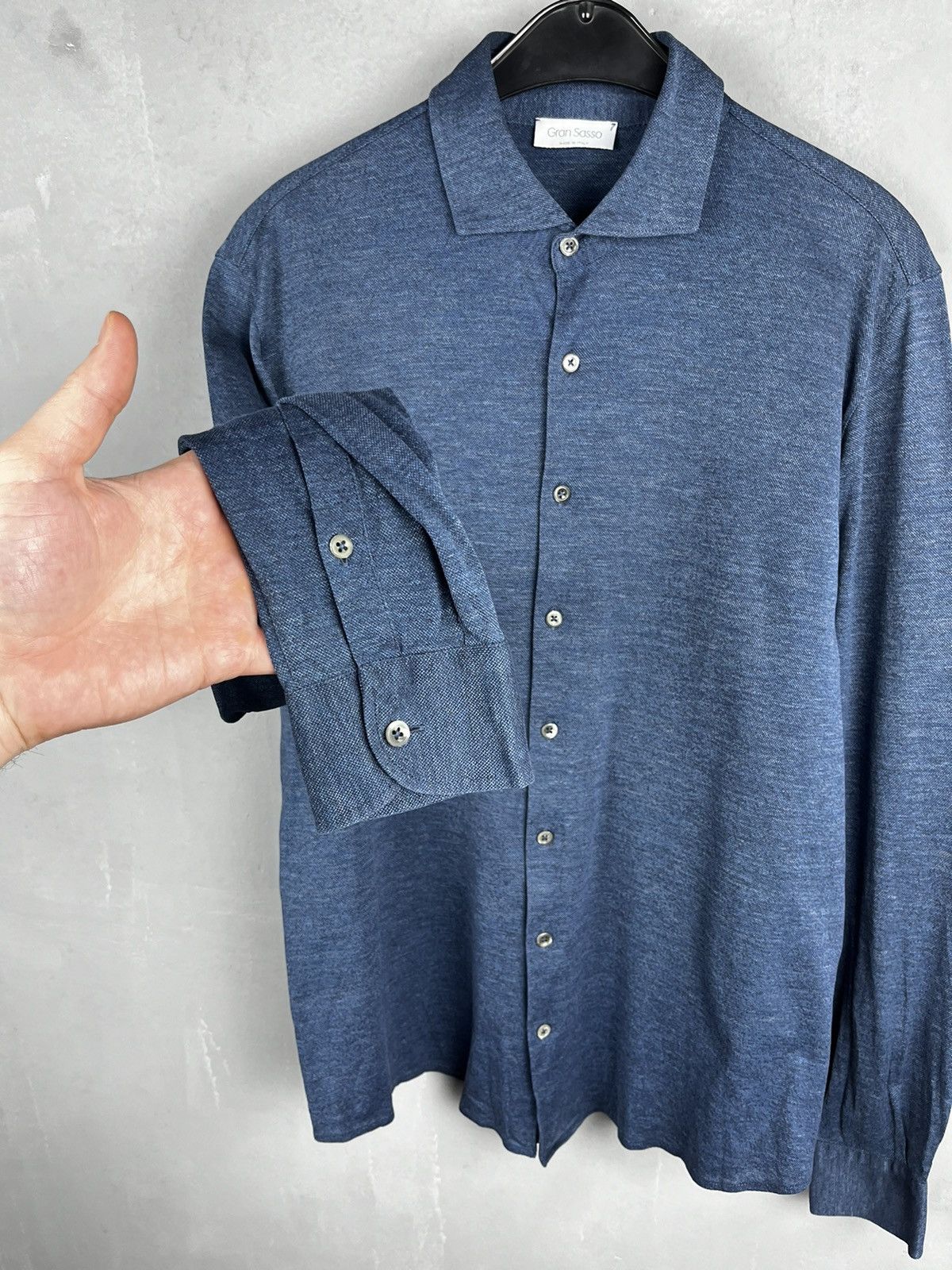 Gran Sasso Gran Sasso Shirt Pullover Mens Size L Hype Authentic Size US L / EU 52-54 / 3 - 6 Thumbnail