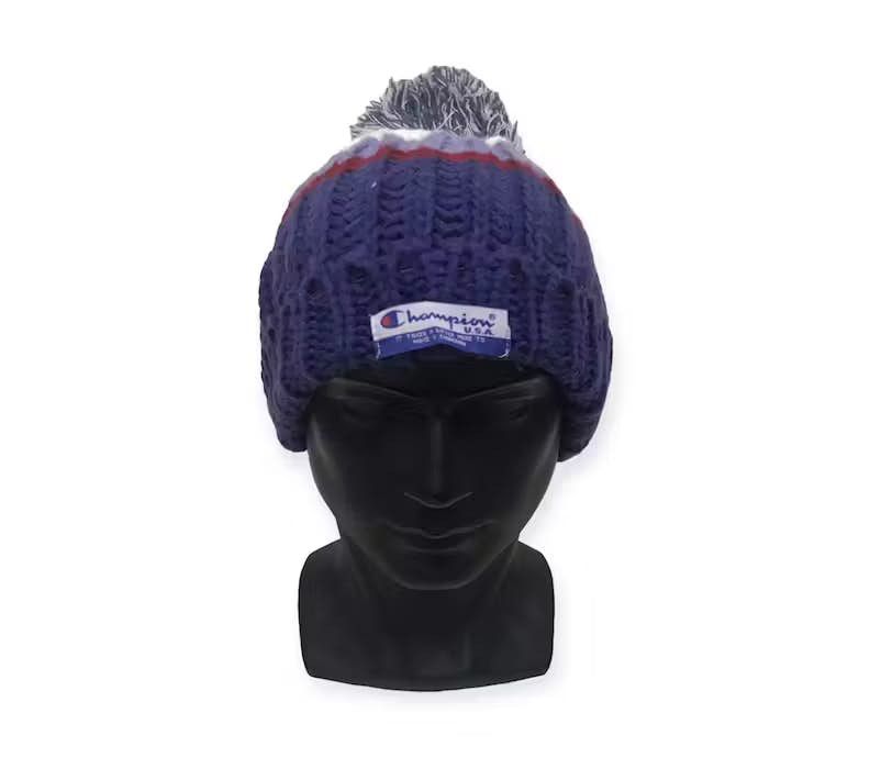 image of Champion Knit Bobble Beanie Hat, Men's