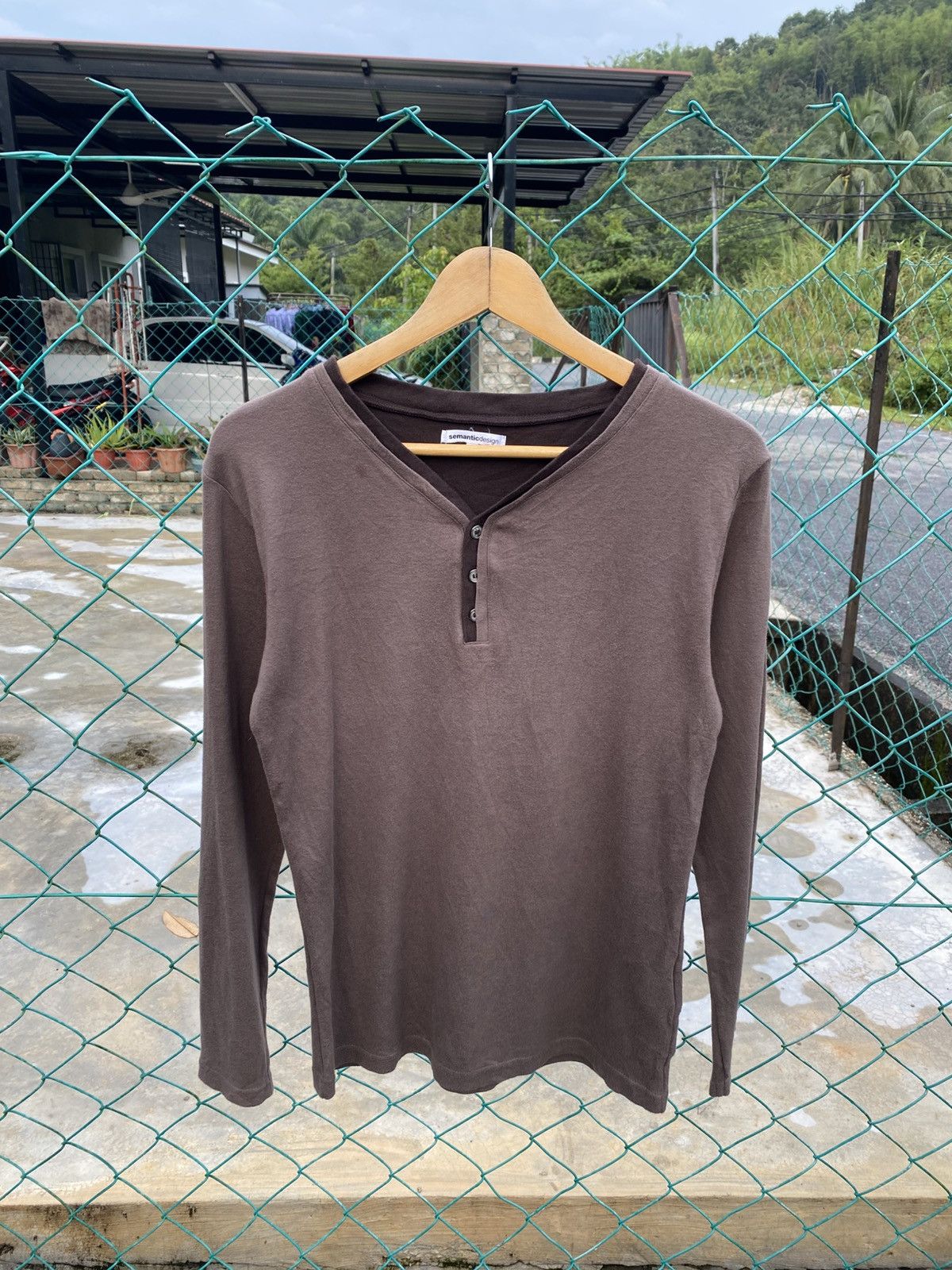 semanticdesign Semanticdesign henley long sleeve tshirt Size US M / EU 48-50 / 2 - 1 Thumbnail
