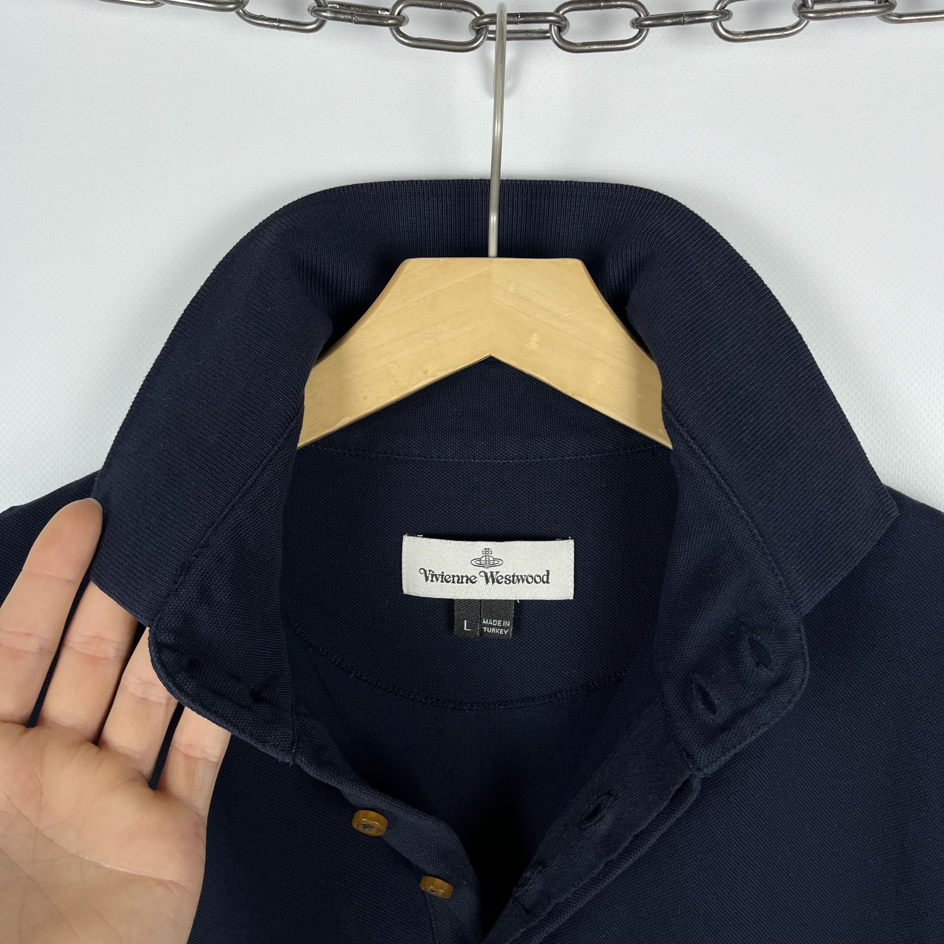 Vivienne Westwood Vivienne Westwood Orb Logo Polo Shirt Size US L / EU 52-54 / 3 - 18 Thumbnail