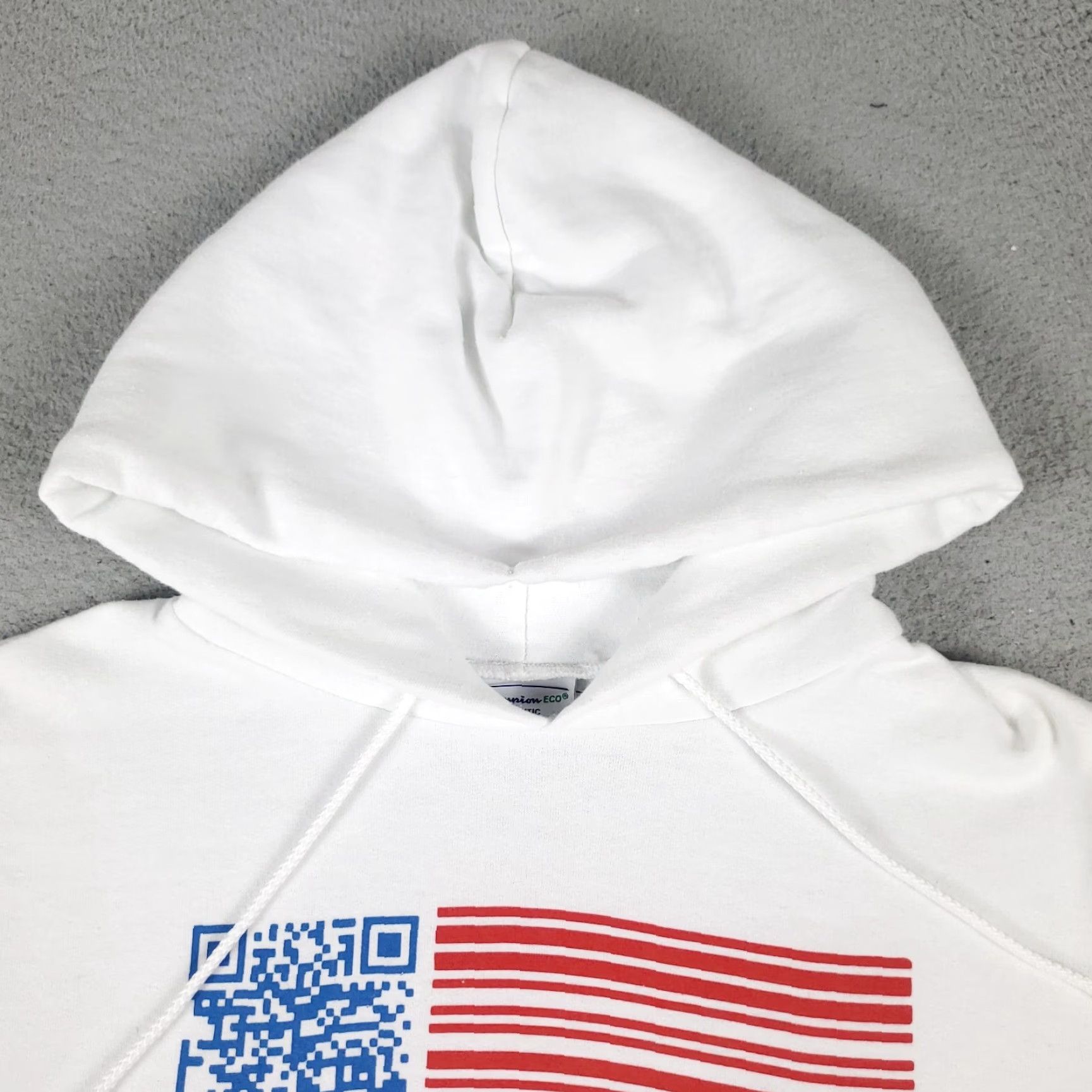Champion Champion Hoodie Mens Medium White Pullover Casual Sweatshirt Fleece Size US M / EU 48-50 / 2 - 3 Thumbnail