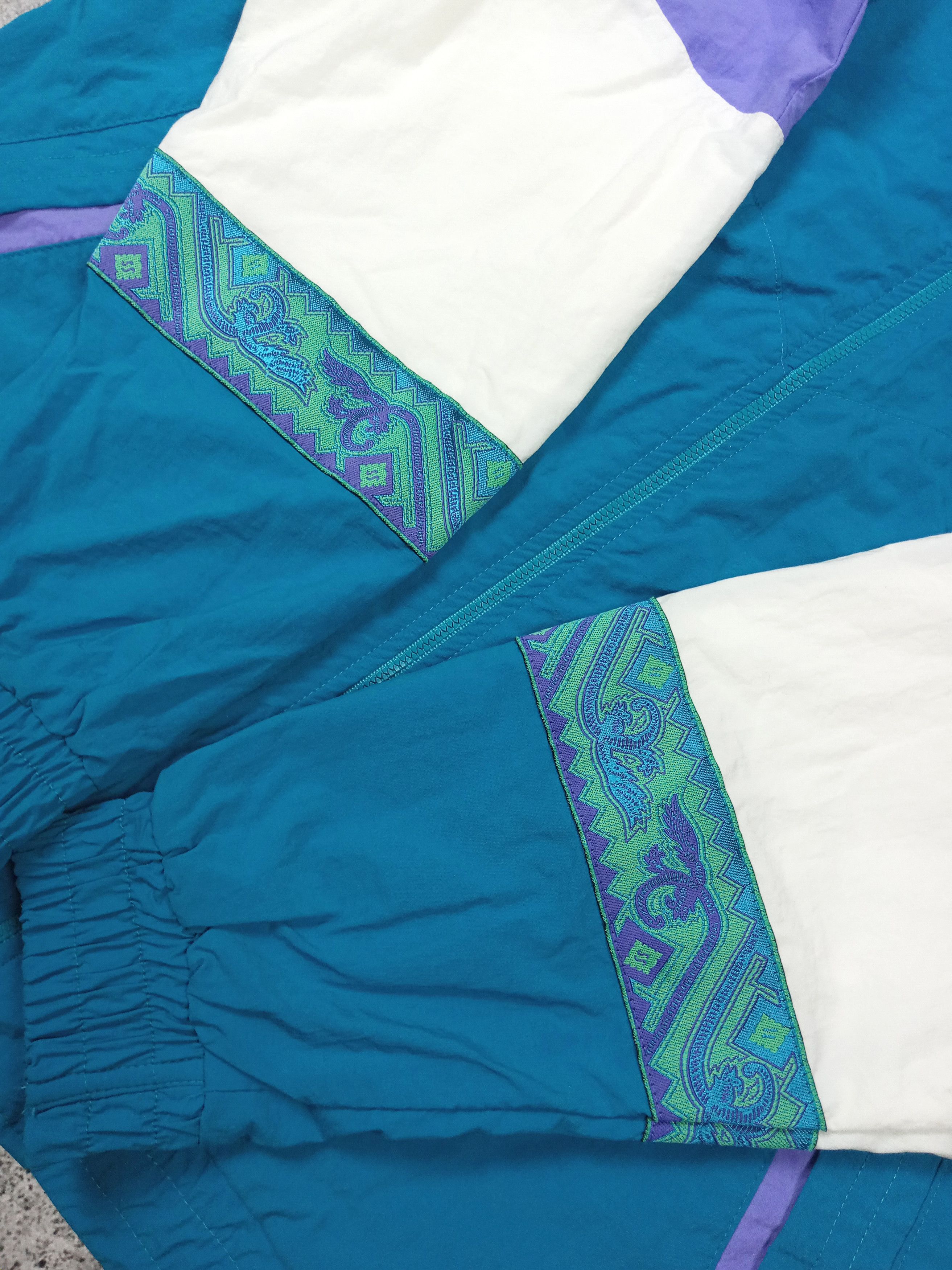 Nike 🔥 Nike Vintage 90’s Aztec Pattern Tracksuit 🔥 Size L / US 10 / IT 46 - 3 Thumbnail