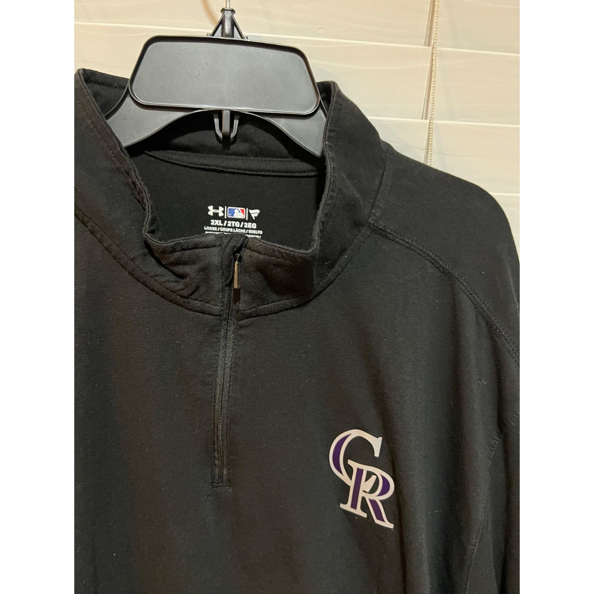 Under Armour Under Armour Colorado Rockies Pullover Shirt - Size XXL Size US XXL / EU 58 / 5 - 2 Thumbnail