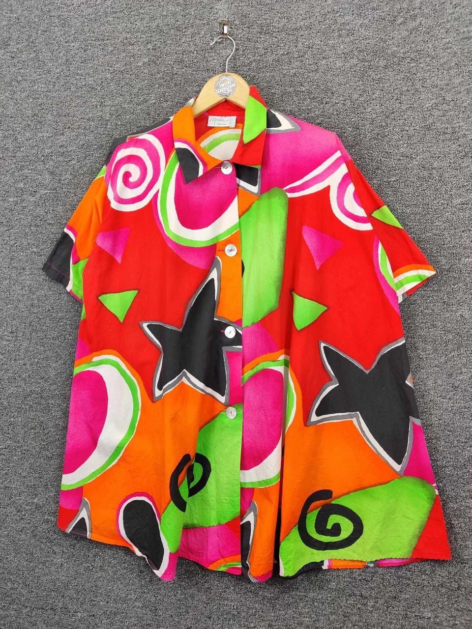 Japanese Brand Maska Iconic Printed Button Ups Shirt Nice Design Size US XL / EU 56 / 4 - 2 Thumbnail