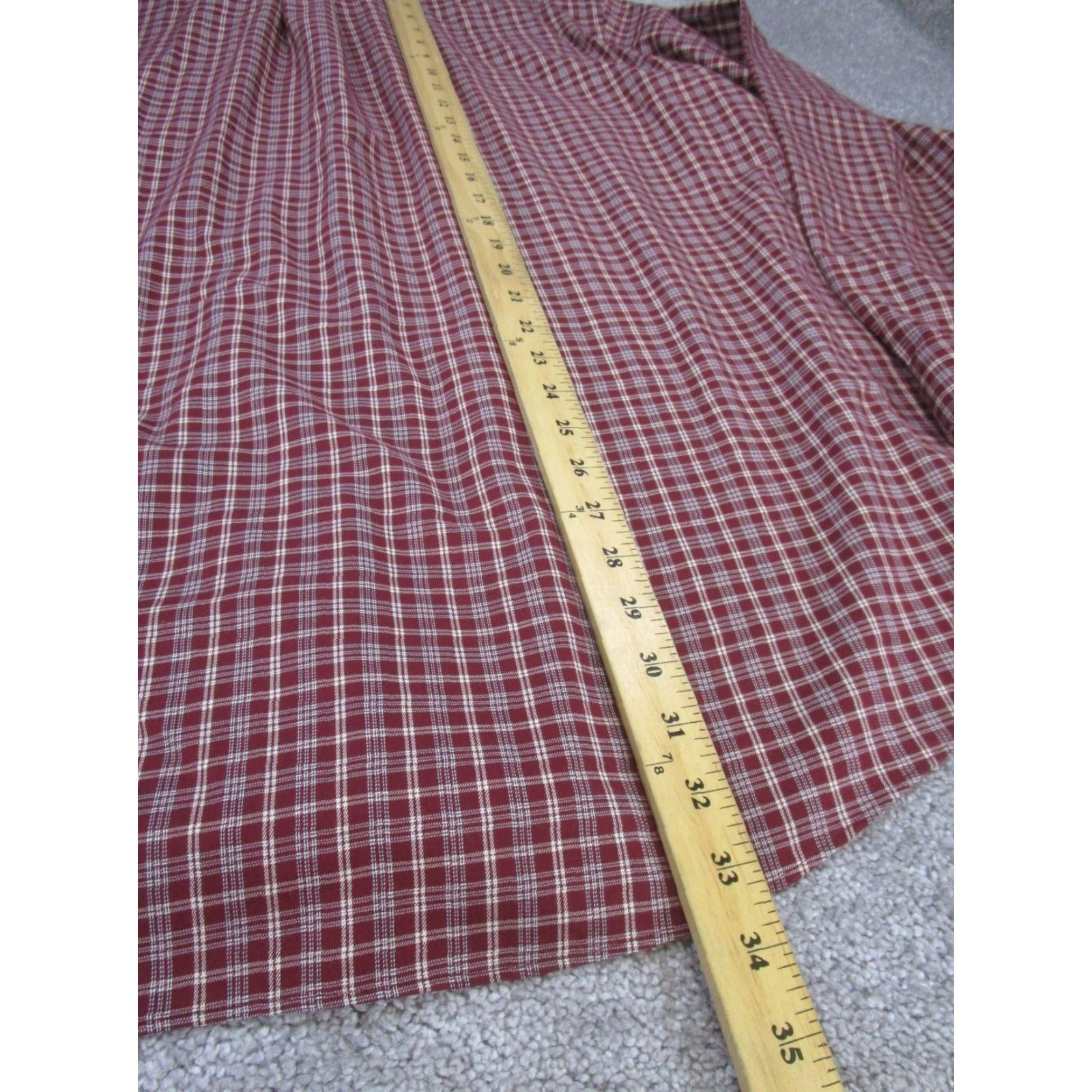Vintage VINTAGE L.L. Bean Button-Up Shirt Mens 2XL Red Plaid Cotton Long Sleeve Outdoor Size US XXL / EU 58 / 5 - 4 Thumbnail