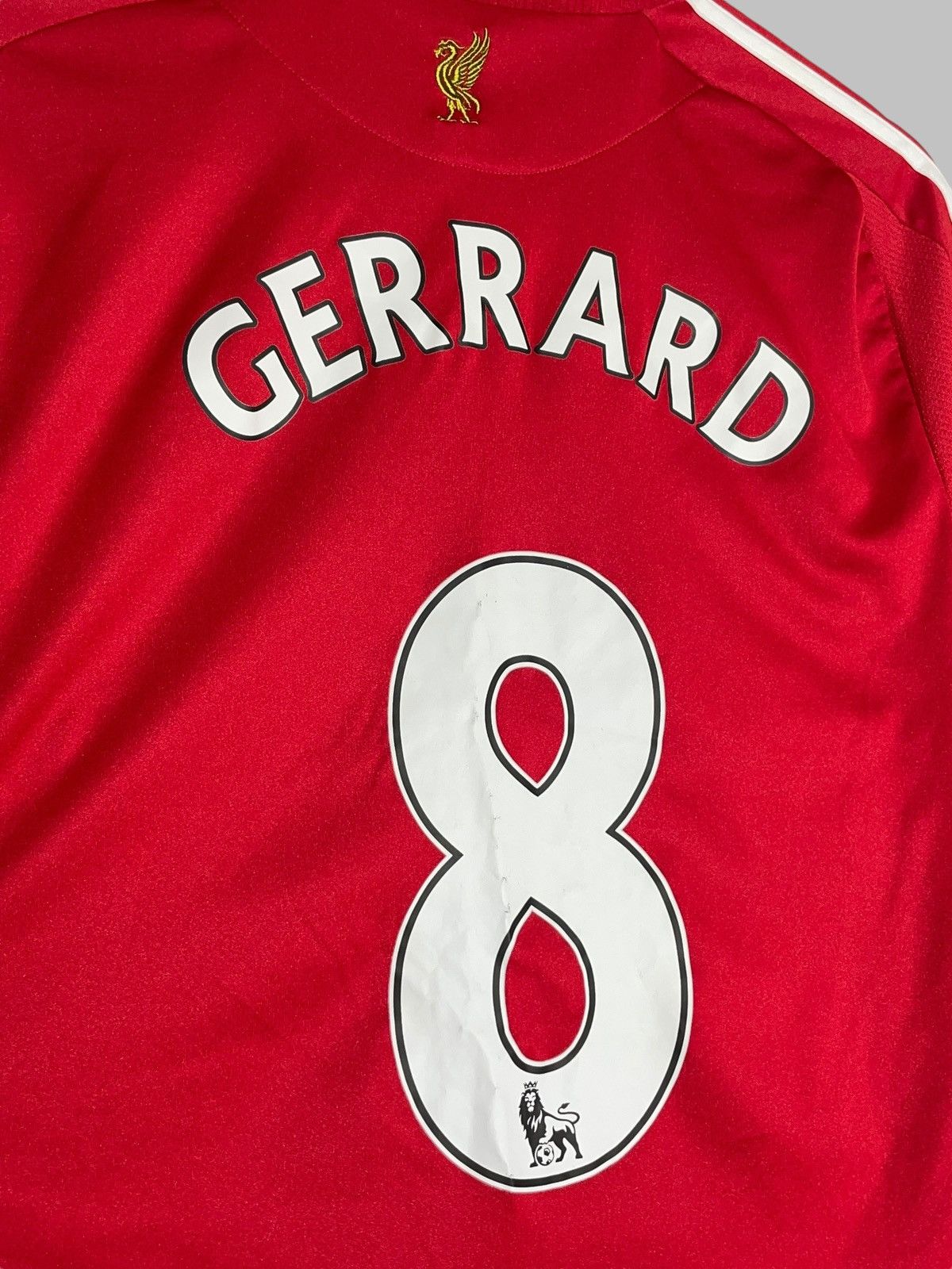 Adidas #8 Steven Gerrard Liverpool Adidas 2008/09 Football Shirt Size US M / EU 48-50 / 2 - 15 Thumbnail