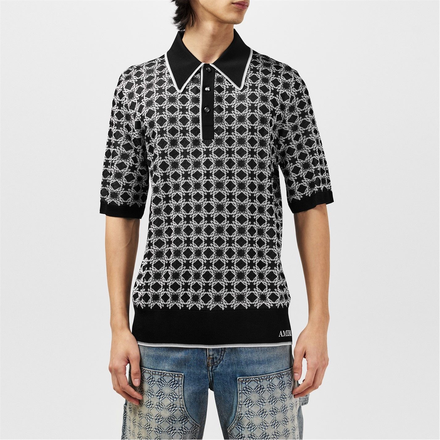 Amiri AMIRI Polo Shirt Size US M / EU 48-50 / 2 - 2 Thumbnail