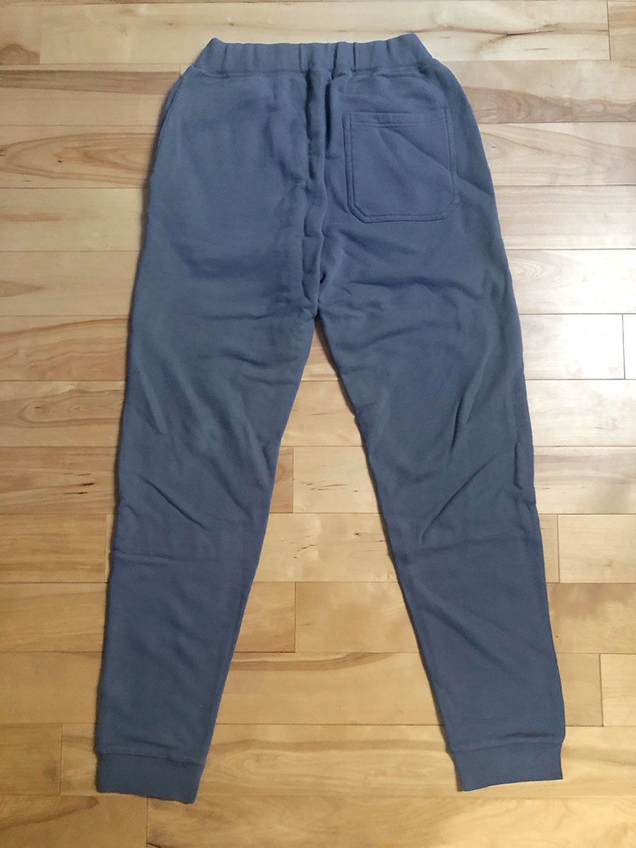 Sunspel Sunspel Blue Gray Loopback Track Pant Sweatpant Portugal Size US 30 / EU 46 - 7 Thumbnail