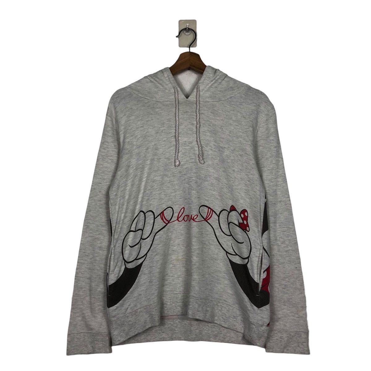 Japanese Brand 📌Vintage Hoodie Disney Mickey Mouse X Minnie Mouse Size US L / EU 52-54 / 3 - 13 Thumbnail