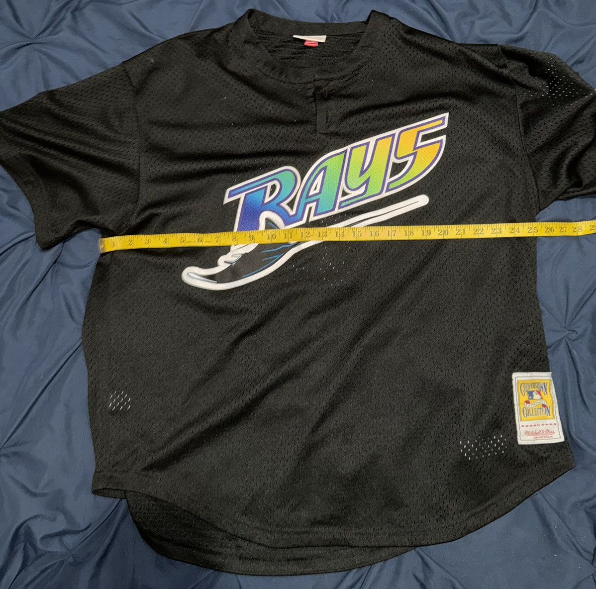 Mitchell & Ness × Vintage Mitchell & Ness 1998 MLB Tampa Bay Devil Rays Wade Boggs #12 Size US XXL / EU 58 / 5 - 7 Thumbnail