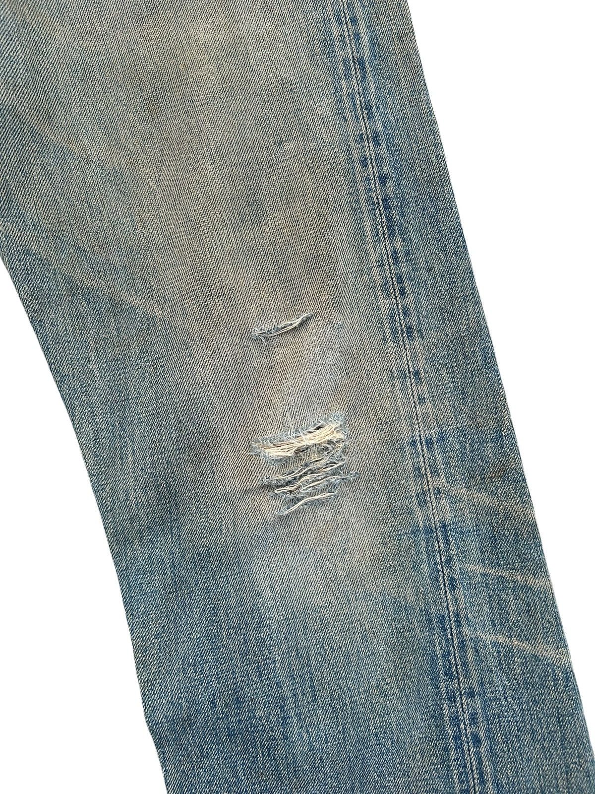 Kapital Vintage Levis Big E Selvedge Distressed Denim Jeans Size US 32 / EU 48 - 7 Thumbnail