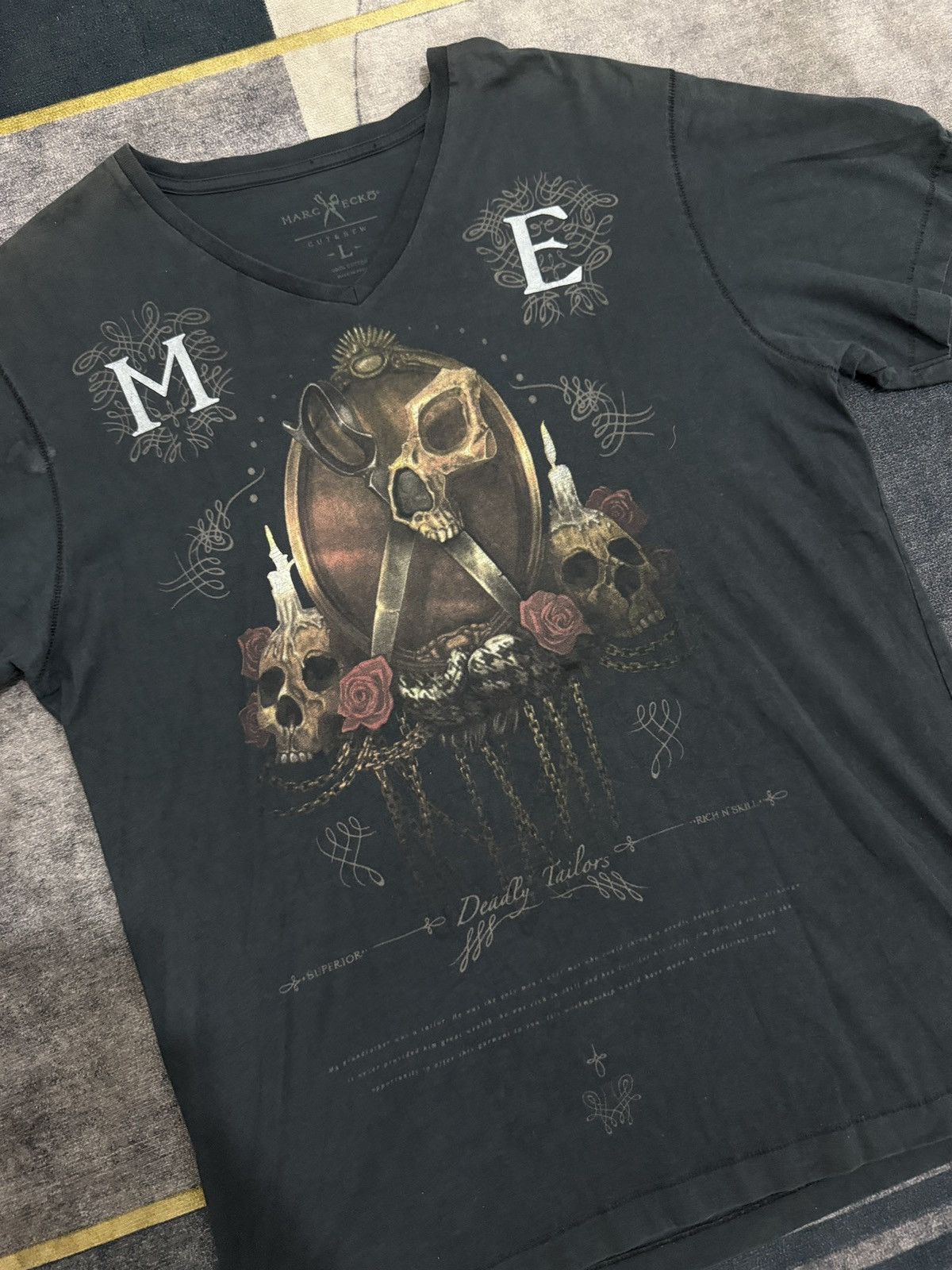 Tapout MARC EKO SKULL ART IFSIX TSHIRT Size US XL / EU 56 / 4 - 2 Thumbnail