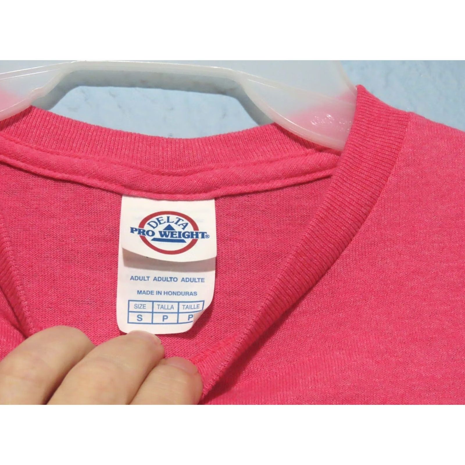 Delta Delta Women's T-Shirt Pink Alaska Bear Heart Sign Love Short Sleeve Crew Neck Pullover S Cotton Blend Regular Fit Spring Summer Size S / US 4 / IT 40 - 3 Thumbnail