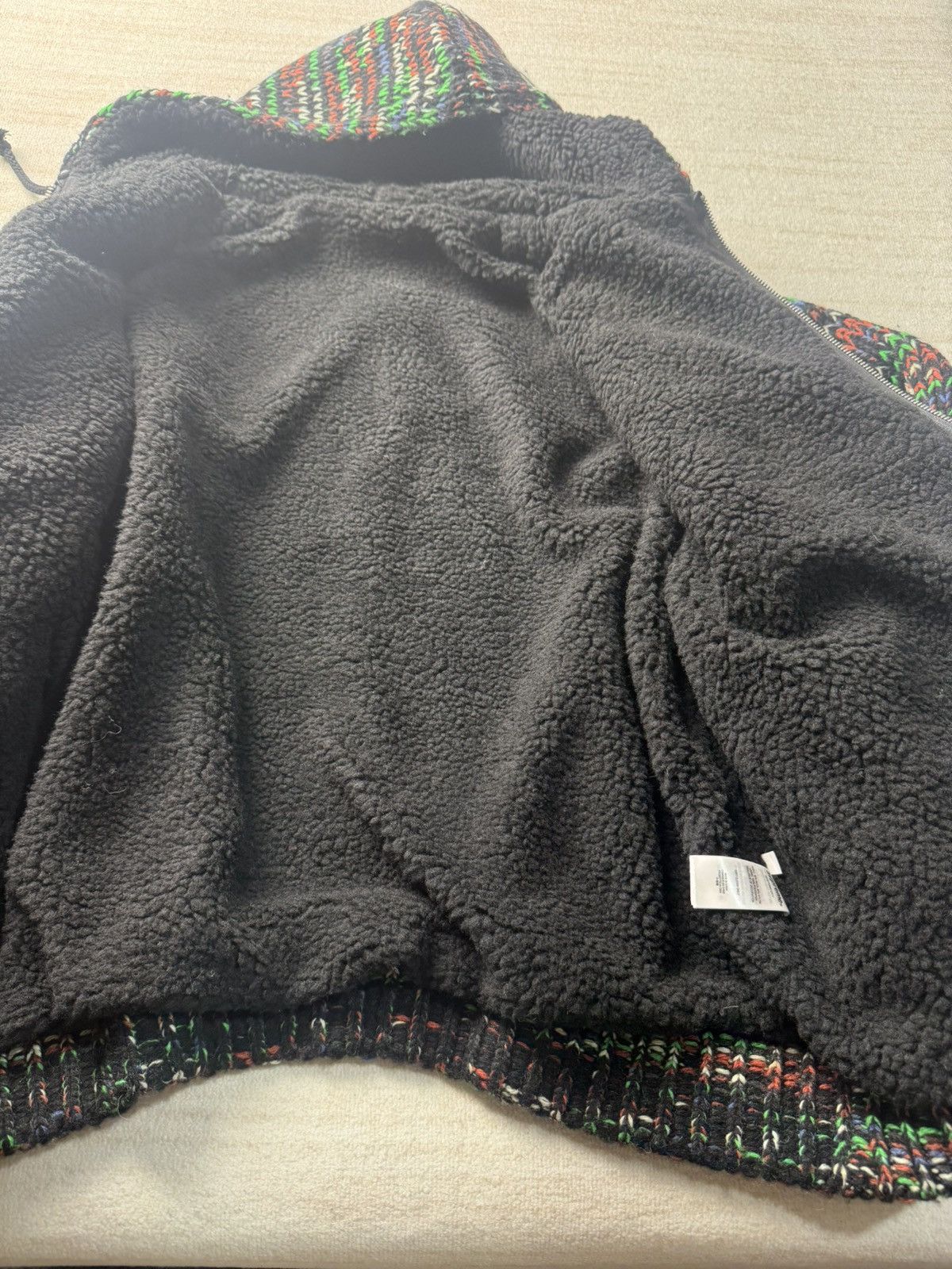 Supreme Faux shearling lined zip up hooded sweater Size US M / EU 48-50 / 2 - 6 Thumbnail