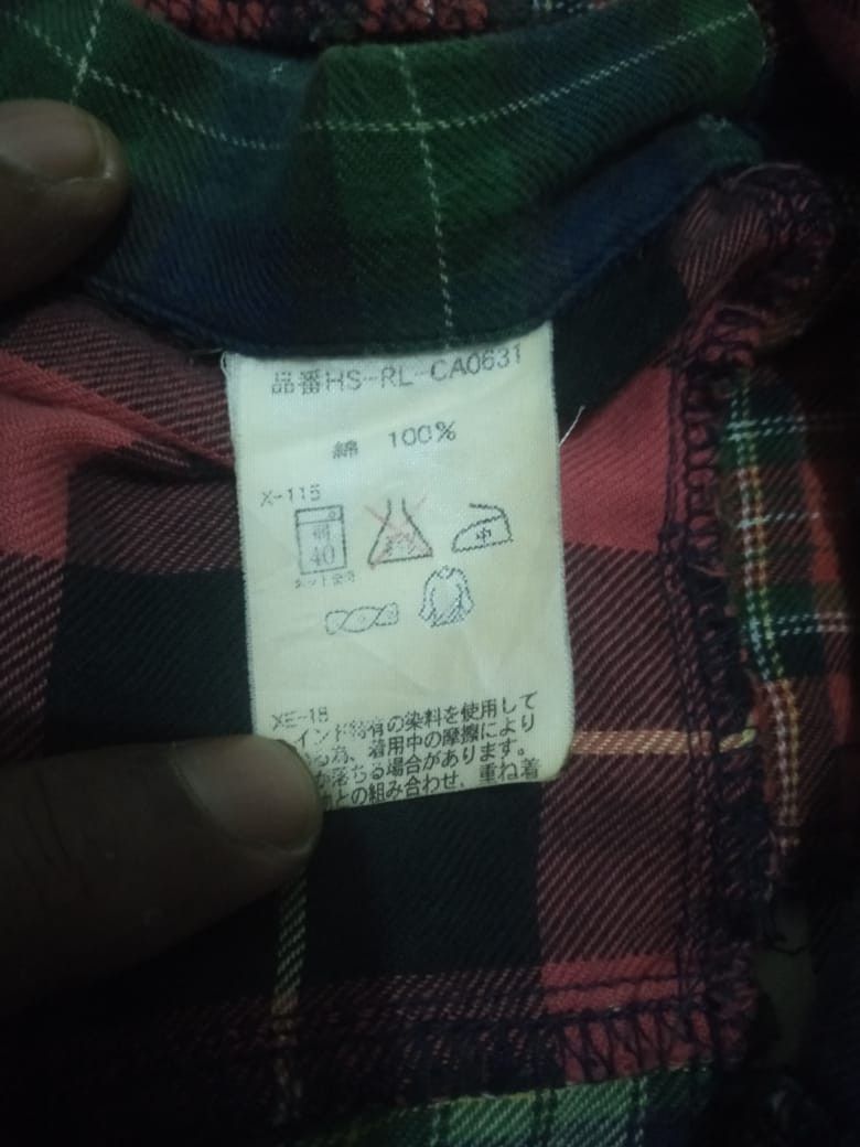Polo Ralph Lauren × Ralph Lauren × Vintage Ralph Lauren Patchwork Plaid Flannel Shirt Size US L / EU 52-54 / 3 - 4 Thumbnail