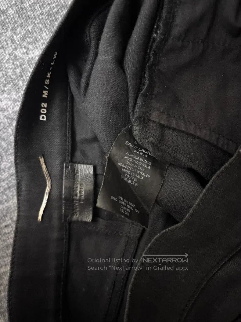 Saint Laurent Paris Saint Laurent Paris Black Five-Zipper Denim Jeans Size US 28 / EU 44 - 3 Thumbnail