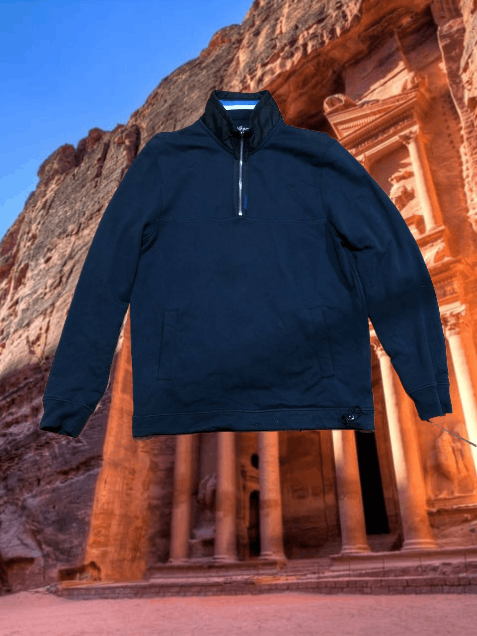 Barbour Vintage Barbour logo Sweaters blue size M luxury Size US M / EU 48-50 / 2 - 1 Thumbnail