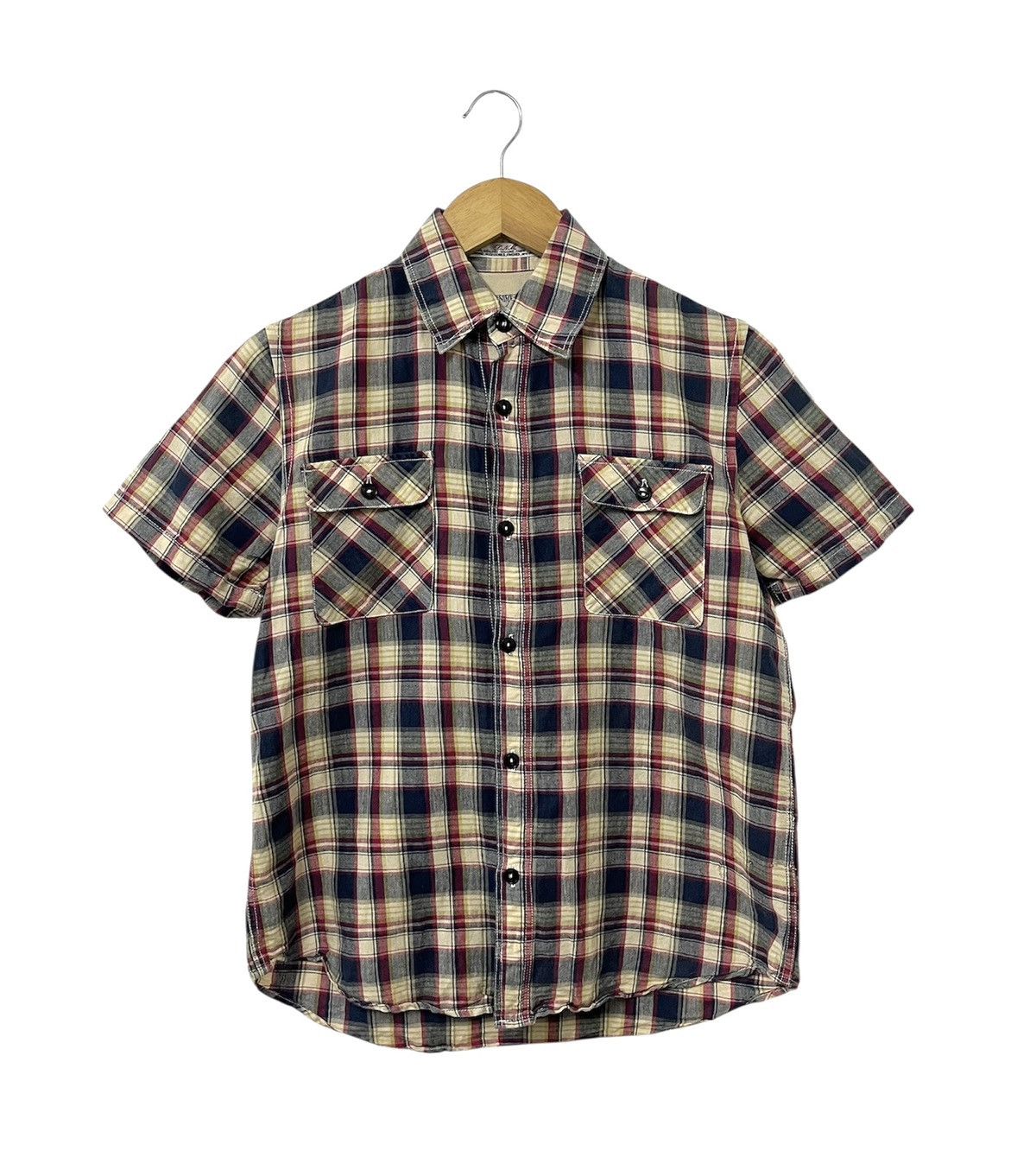 Denime DENIME & CO DRY STUFF DNM DOUBLE POCKET JAPAN CHECKED SHIRT Size US S / EU 44-46 / 1 - 1 Thumbnail