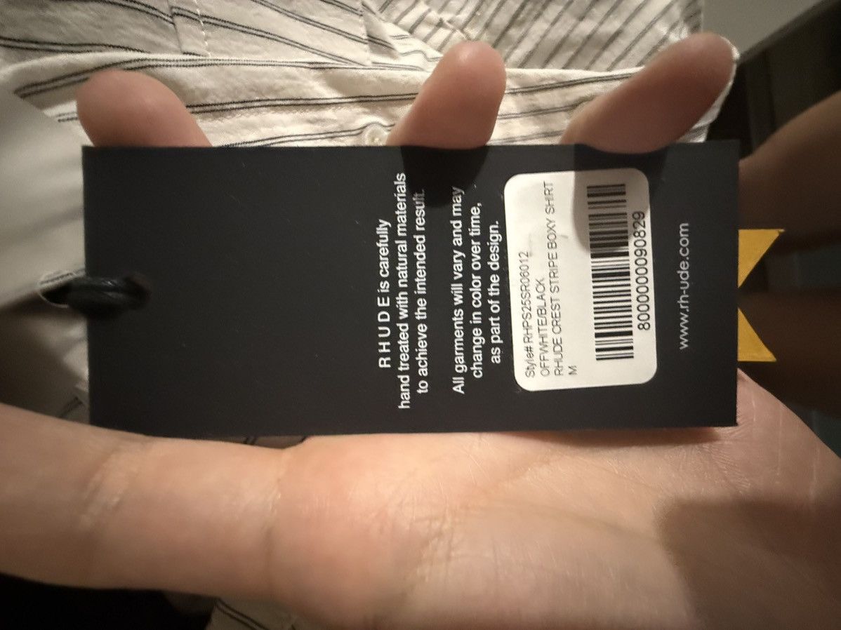 Rhude Stripe shirt Size US M / EU 48-50 / 2 - 4 Thumbnail