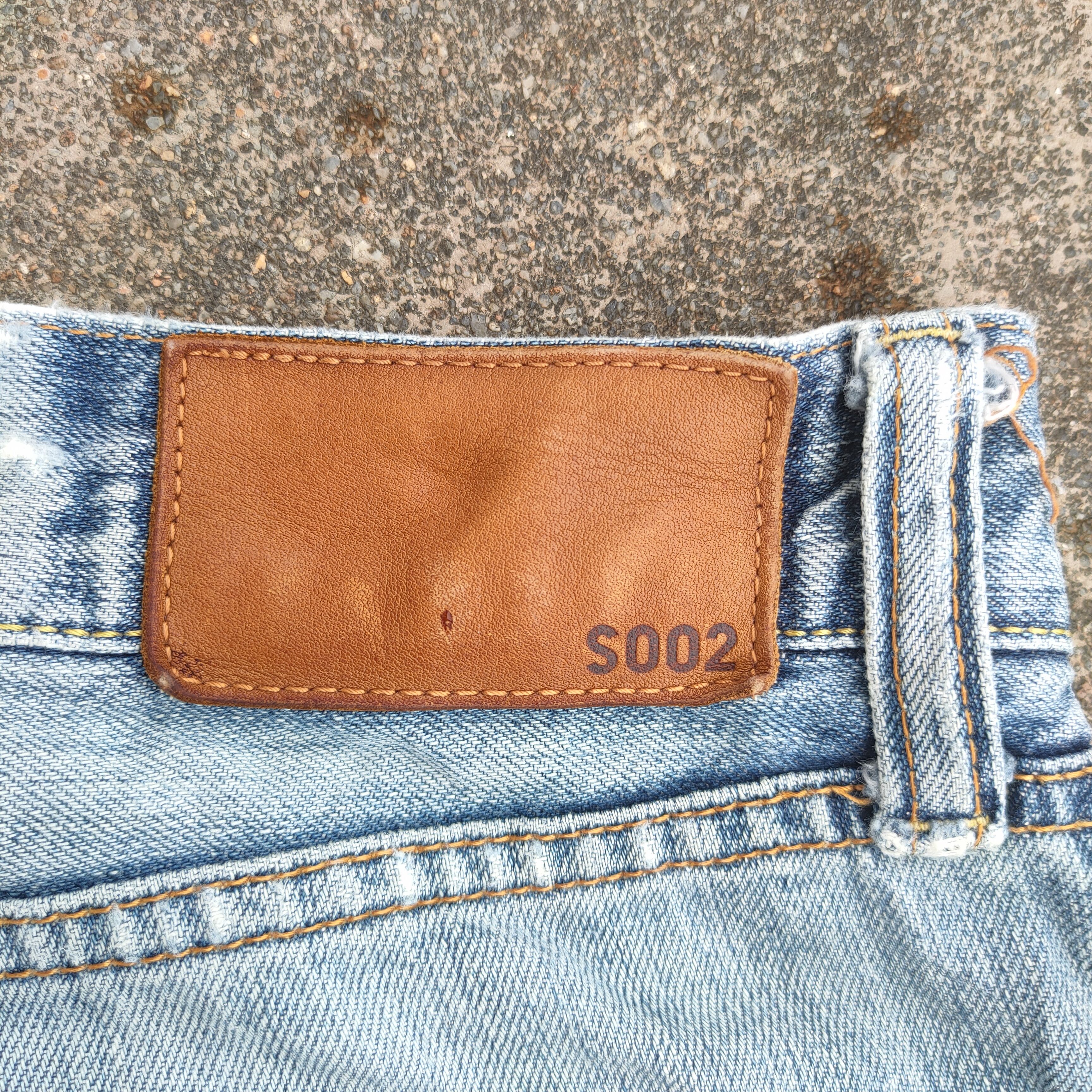 Japanese Brand VINTAGE JAPANESE S002 RIPPED FADED JEANS DENIM PANTS Size US 34 / EU 50 - 10 Thumbnail