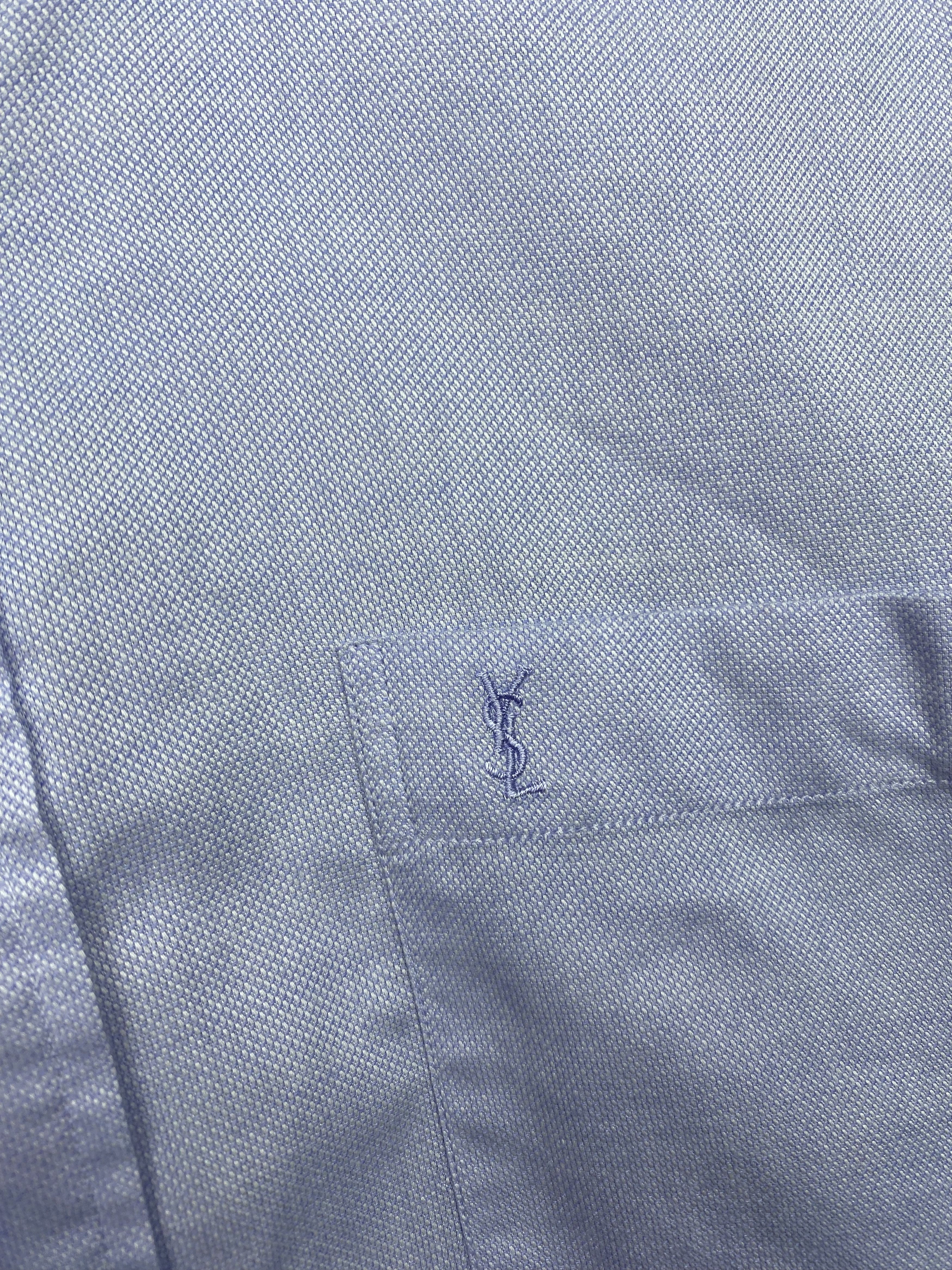 Yves Saint Laurent Ysl Pour Homme YSL Mens Long Sleeve Shirt Size US XL / EU 56 / 4 - 3 Thumbnail