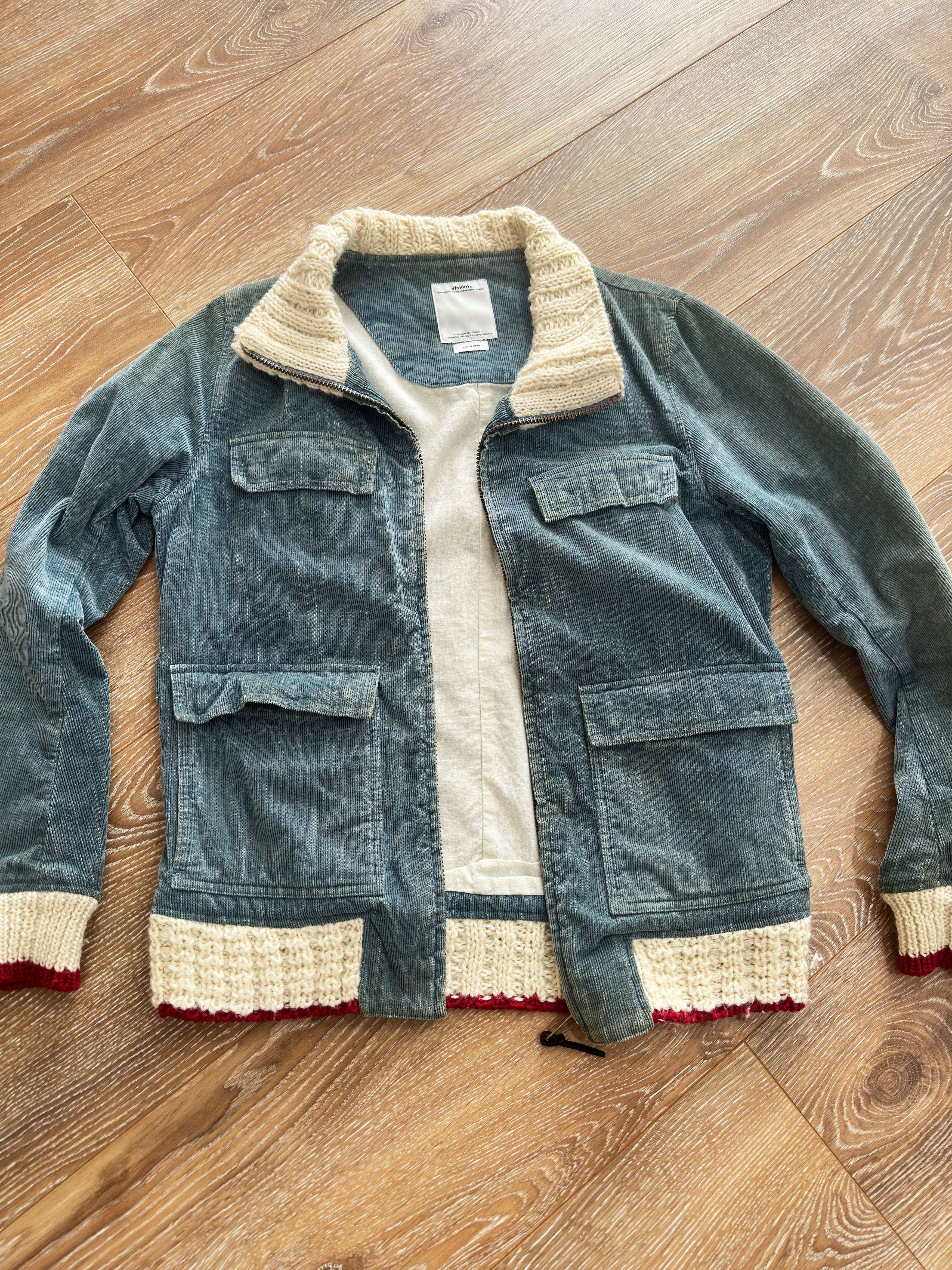 visvim/REDWOOD KNIT COLLAR JKT visvim 13AW REDWOOD KNIT COLLAR JKT