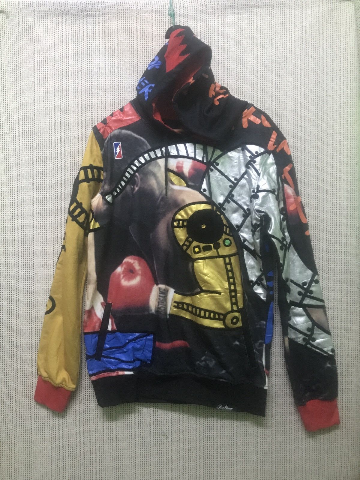 Bass By Ron Bass × Vintage Bass by ron bass men's colourful black&red hoodie jacket Size US M / EU 48-50 / 2 - 5 Thumbnail