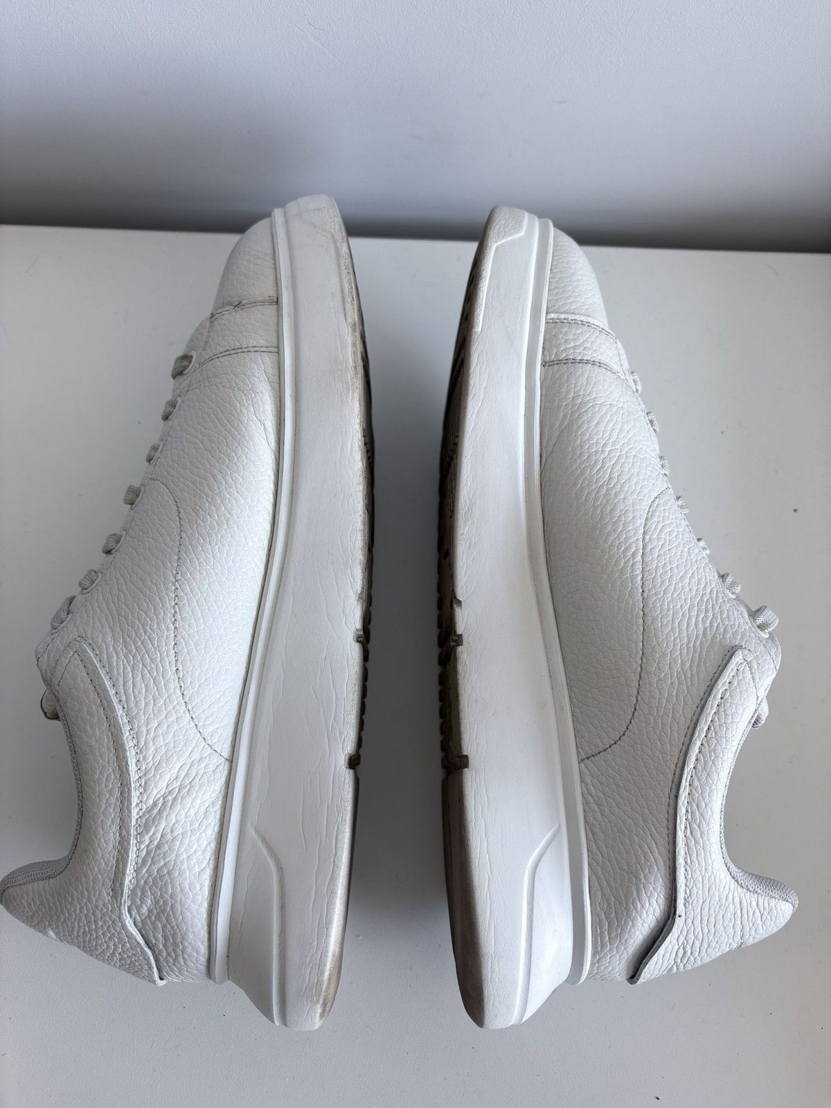 Emporio Armani Emporio Armani sneakers white leather casual size 44 men's Size US 11 / EU 44 - 7 Thumbnail
