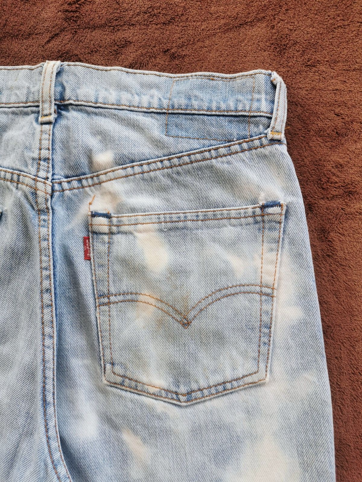 Levi's Vintage Levis Bleach Reworked Legs Denim Jeans Size US 30 / EU 46 - 7 Thumbnail