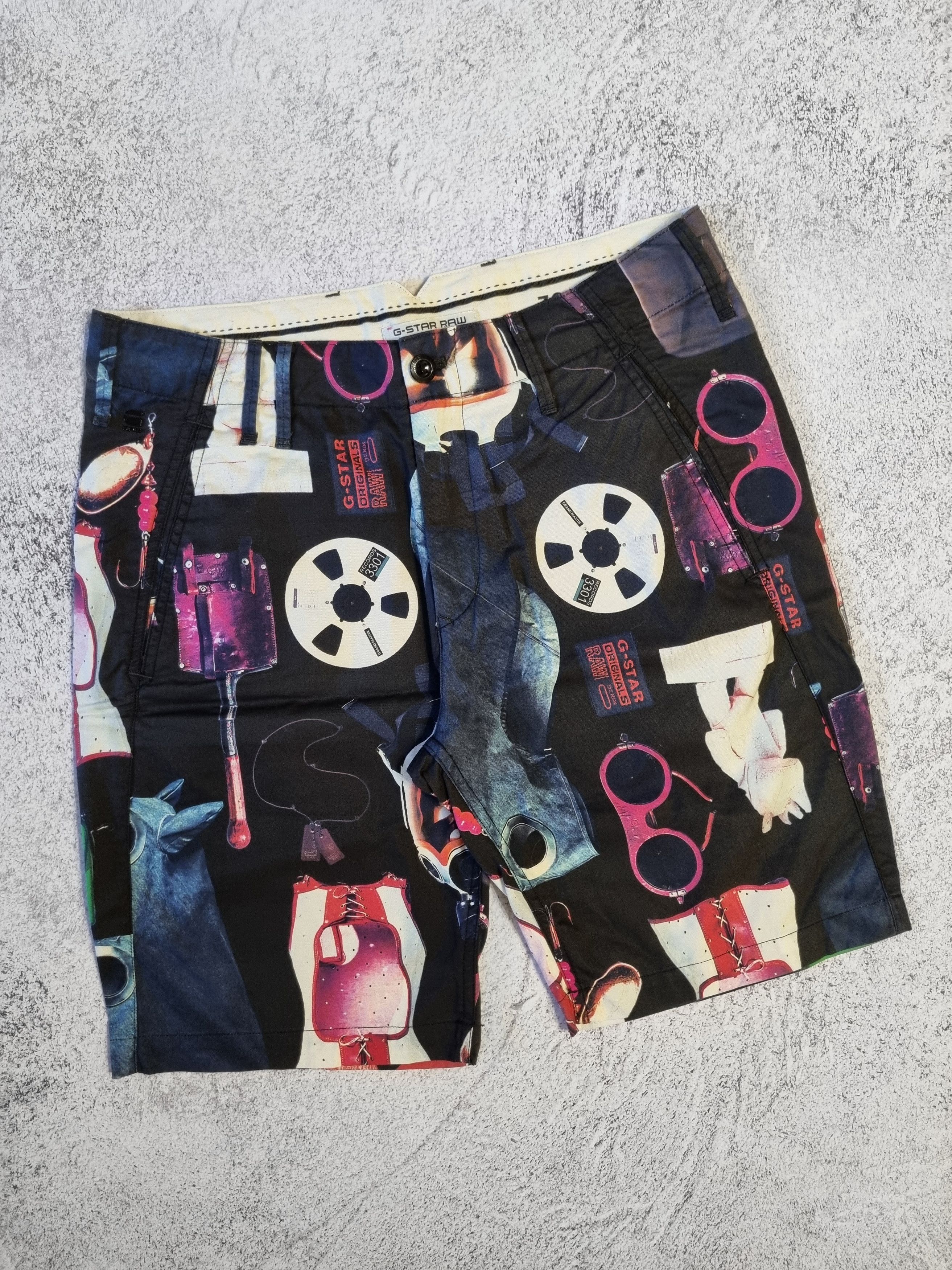 G-Star G-Star Raw Multiprint Vetar Chino Shorts Size US 32 / EU 48 - 2 Thumbnail